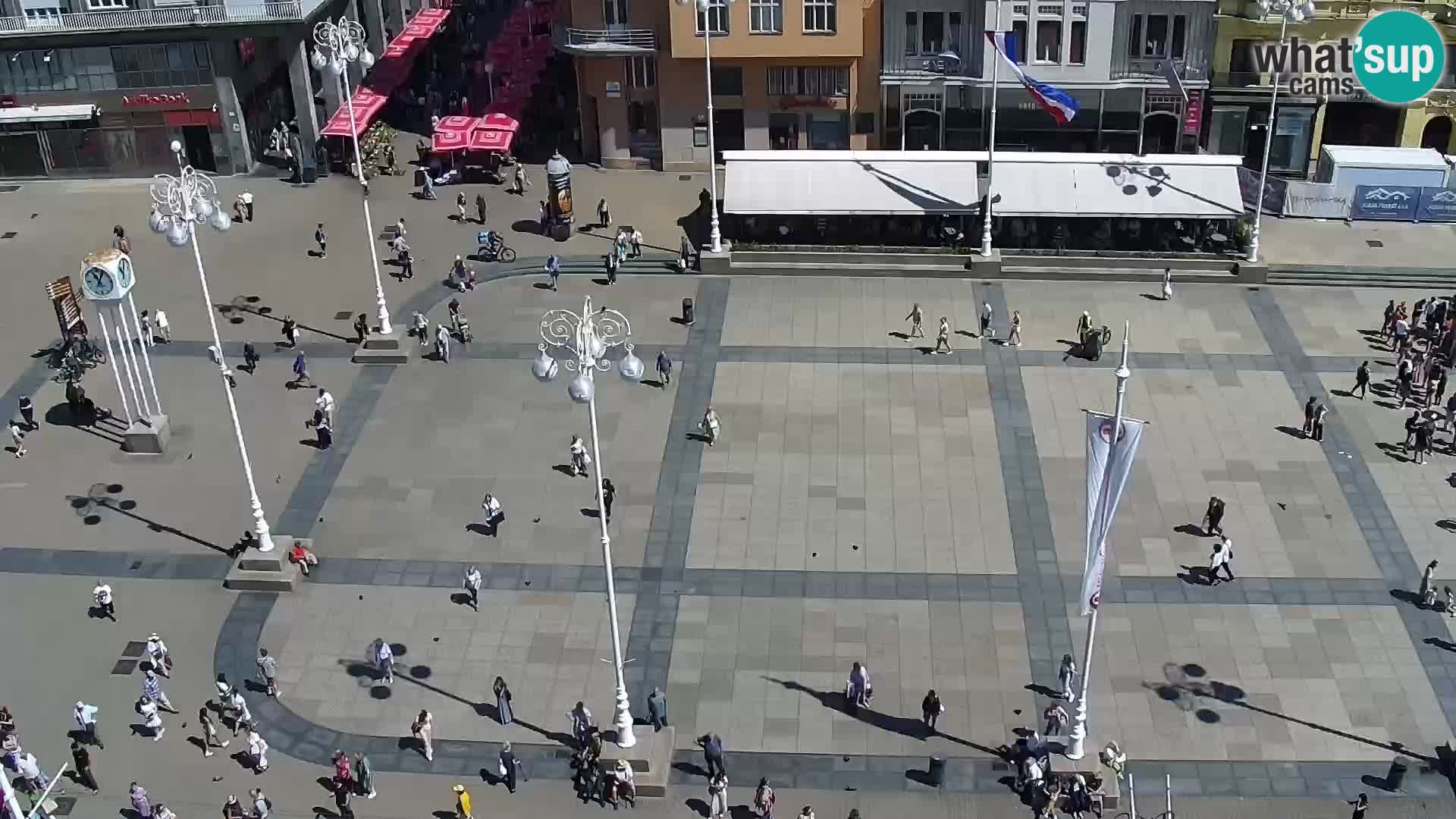 Webcam live Zagreb – Piazza Ban Jelačić