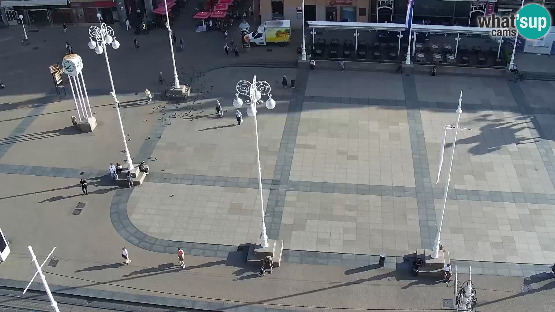 LIVE Webcam Zagreb Hotel Dubrovnik | Ban Jelačić square