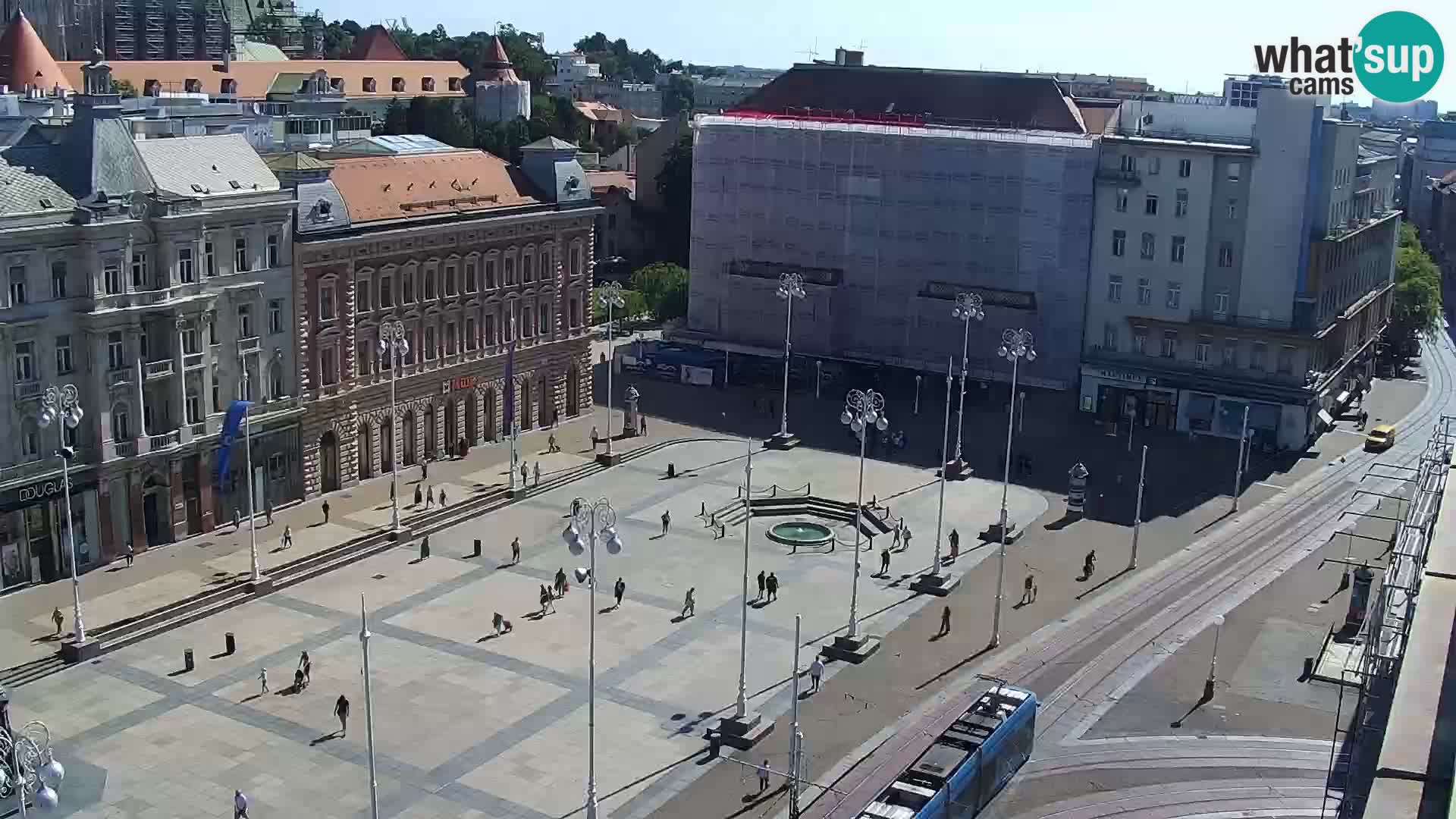 Ban Jelačić Platz  Live webcam Zagreb – Hotel Dubrovnik