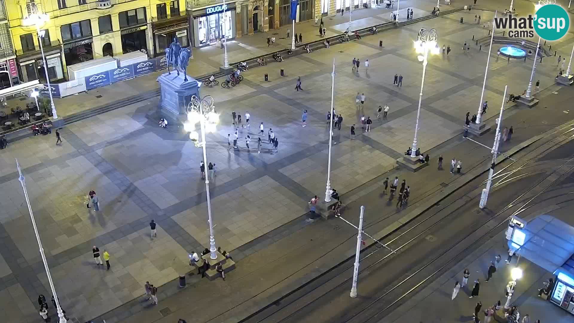 Plaza Ban Jelačić camera en vivo Zagreb – Hotel Dubrovnik