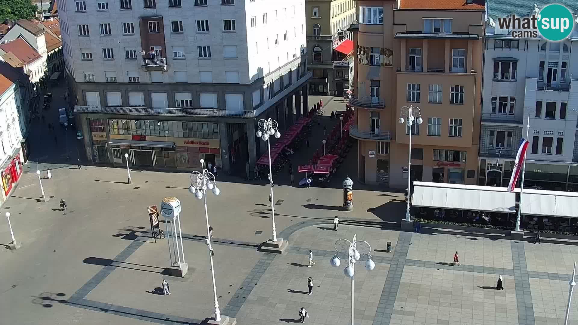 LIVE Webcam Zagreb Hotel Dubrovnik | Ban Jelačić square