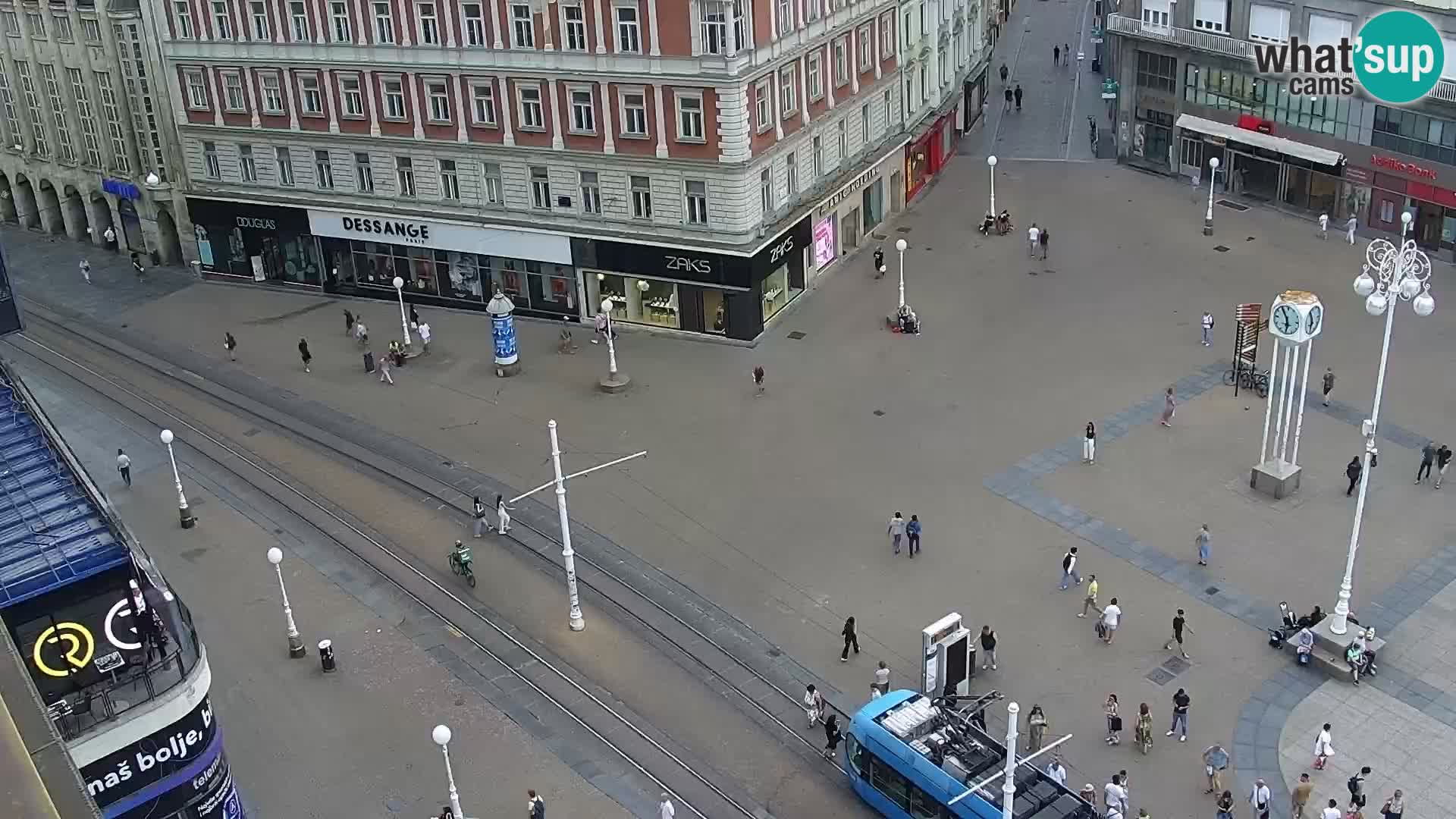 Piazza Ban Jelačić livecam Zagreb – Hotel Dubrovnik
