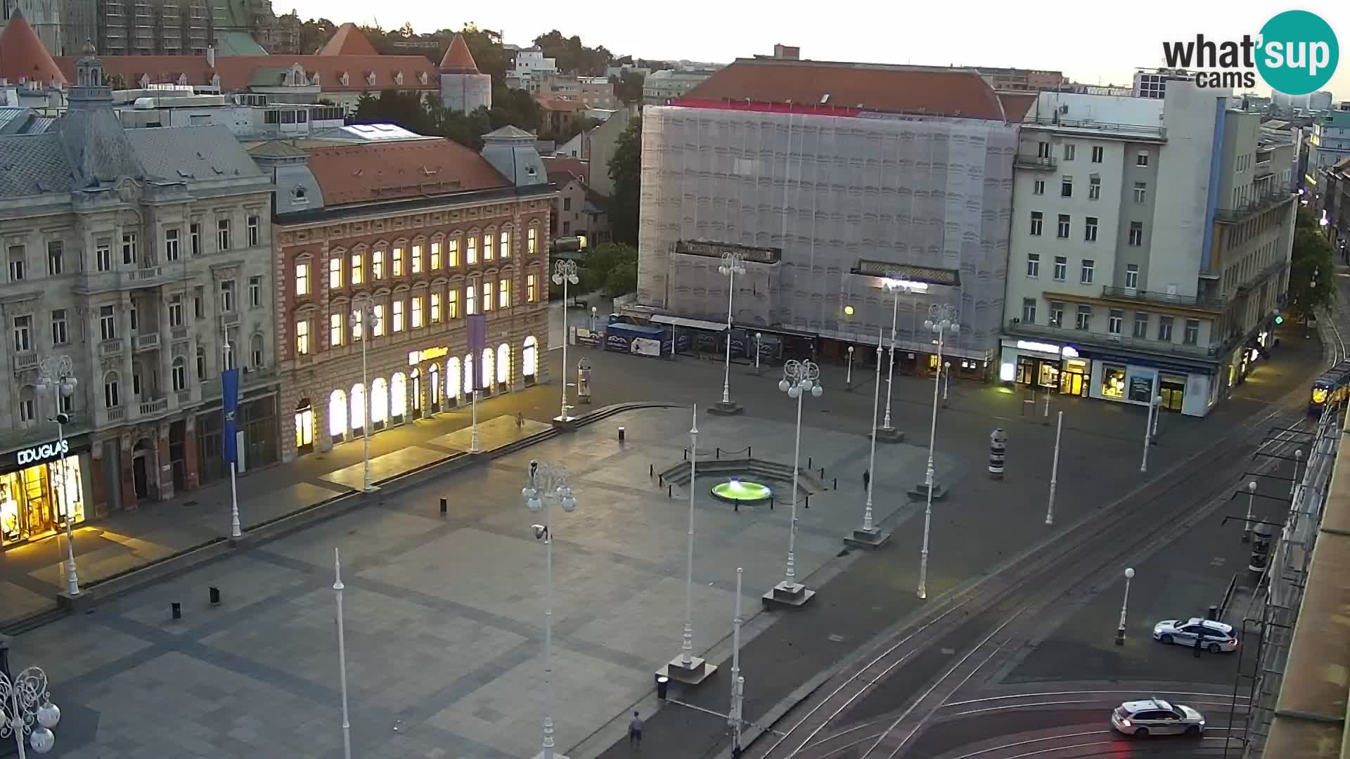 LIVE Webcam Zagreb Hotel Dubrovnik | Ban Jelačić square