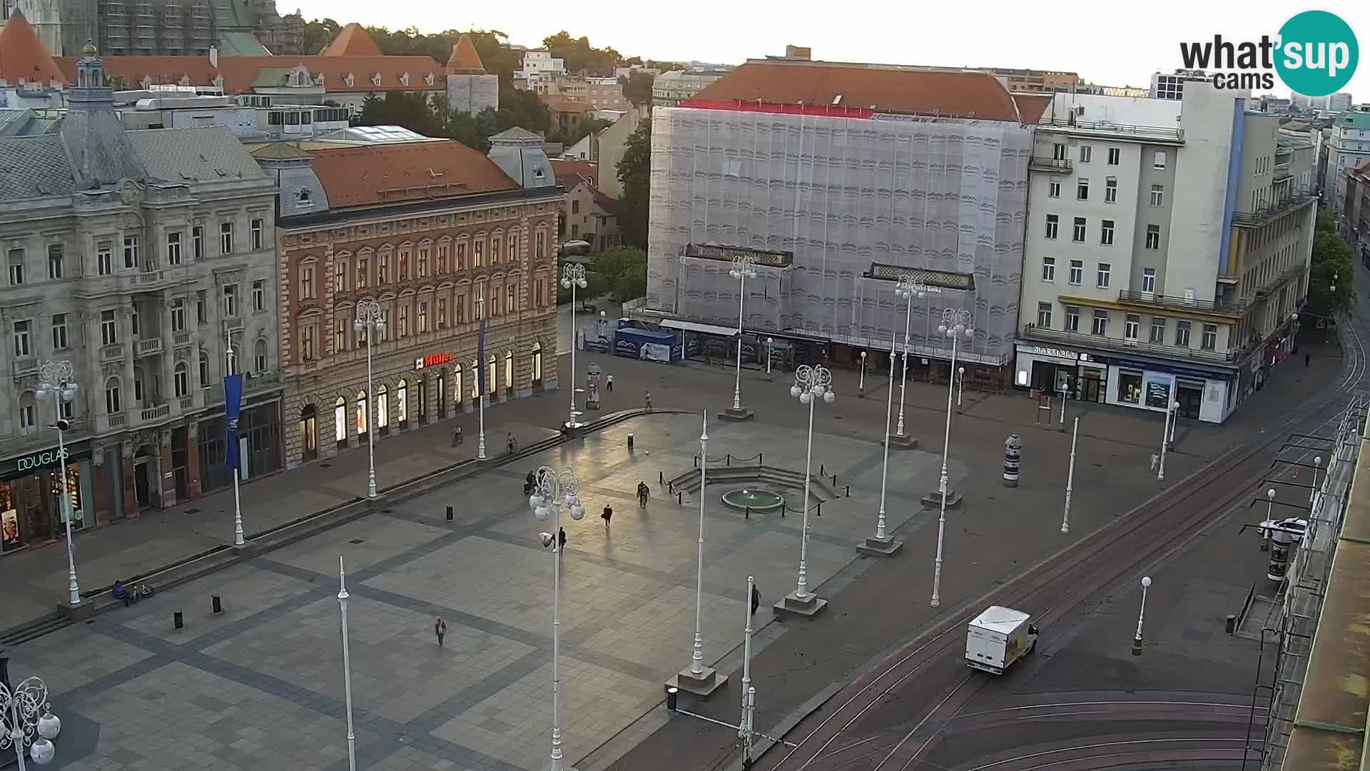 Piazza Ban Jelačić livecam Zagreb – Hotel Dubrovnik