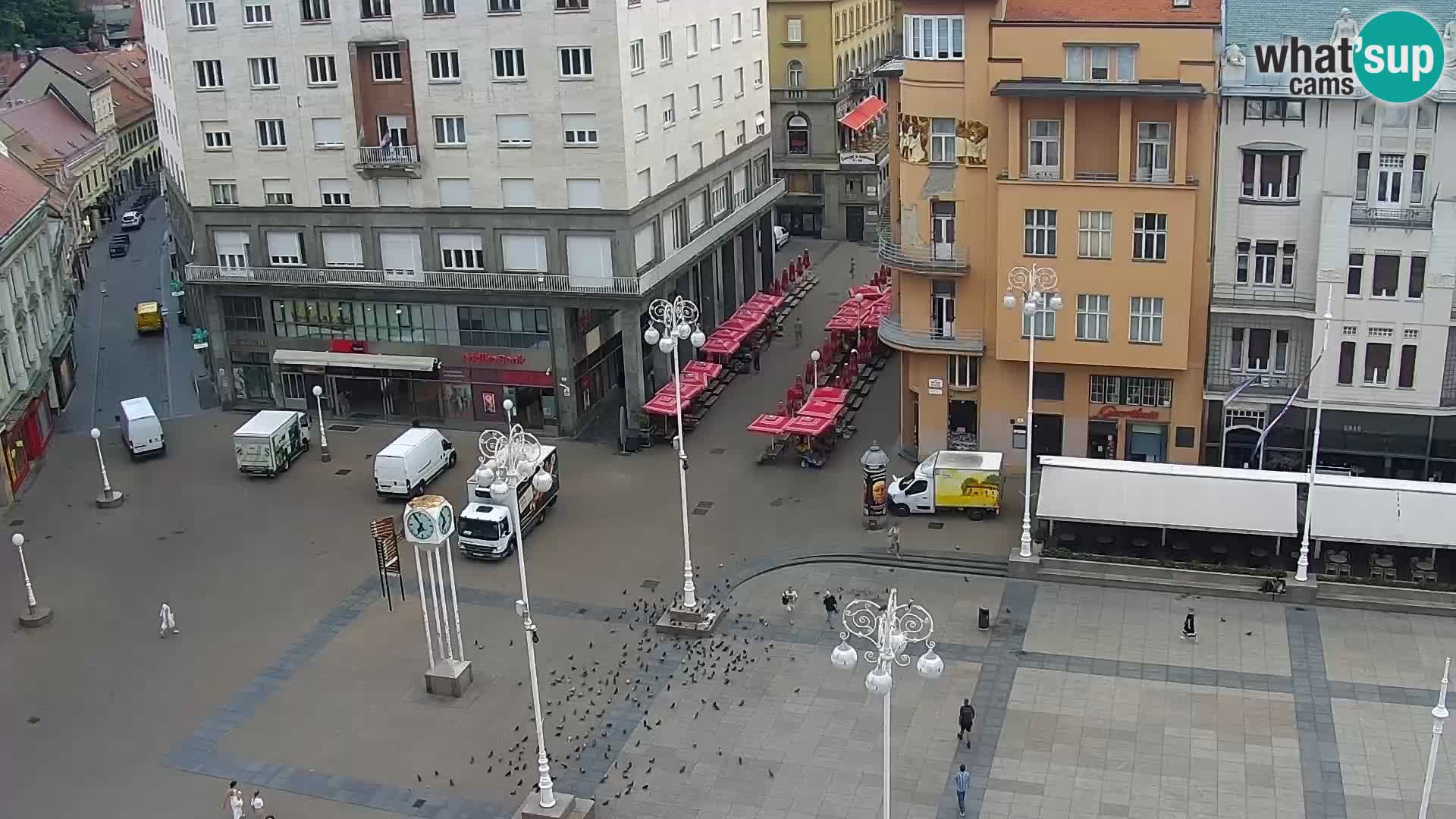 Ban Jelačić Platz  Live webcam Zagreb – Hotel Dubrovnik