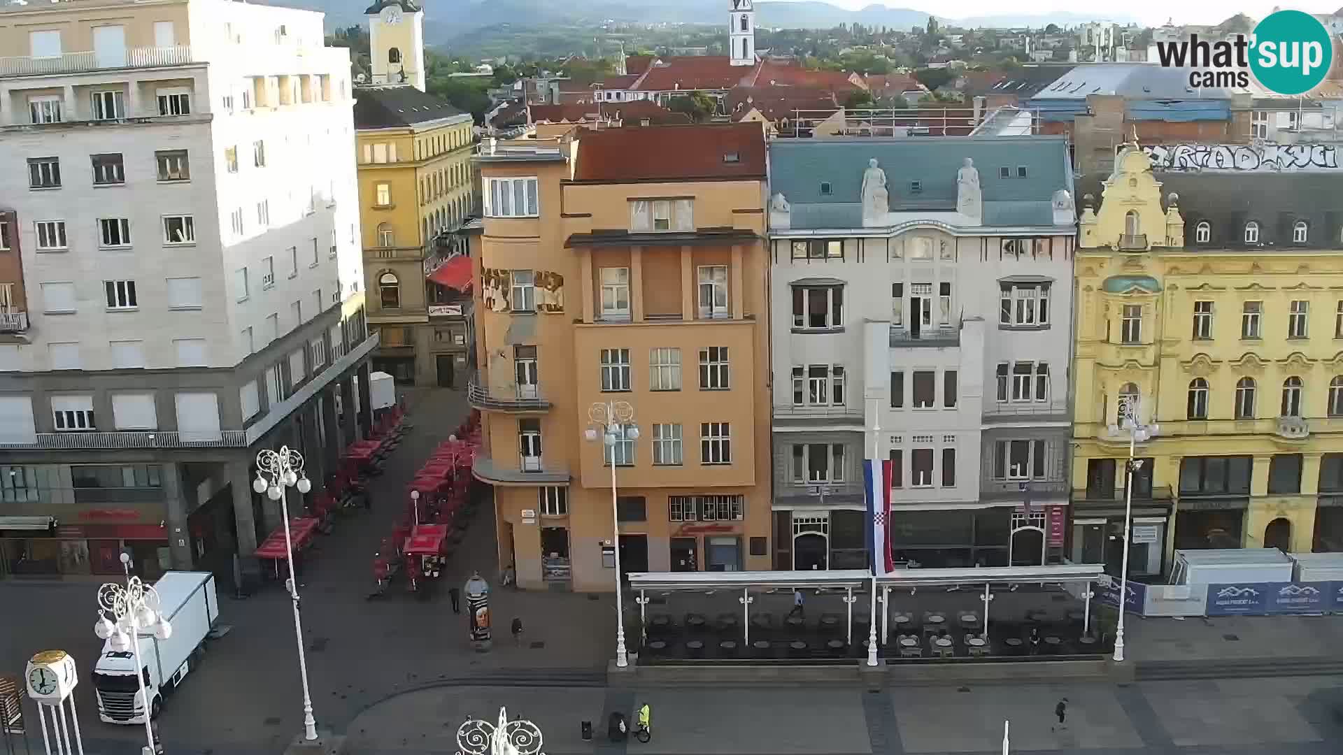 LIVE Webcam Zagreb Hotel Dubrovnik | Ban Jelačić square