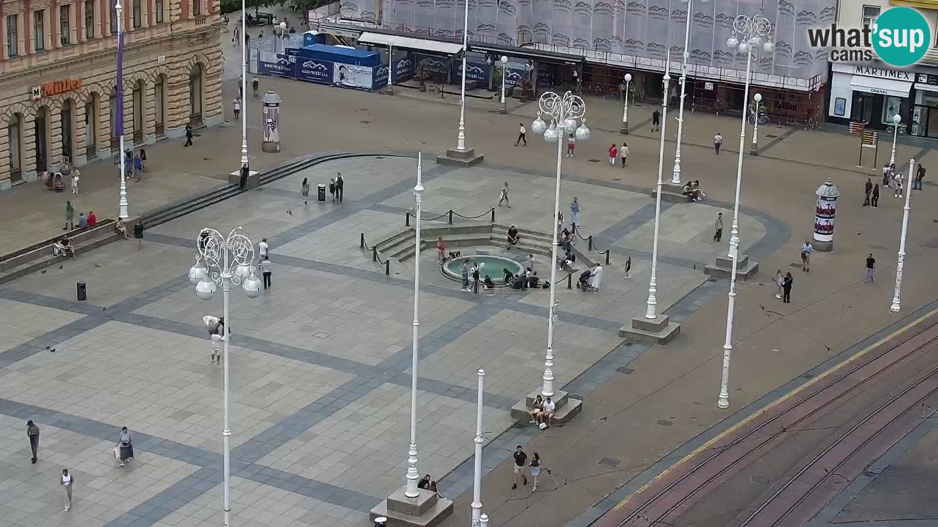 Piazza Ban Jelačić livecam Zagreb – Hotel Dubrovnik
