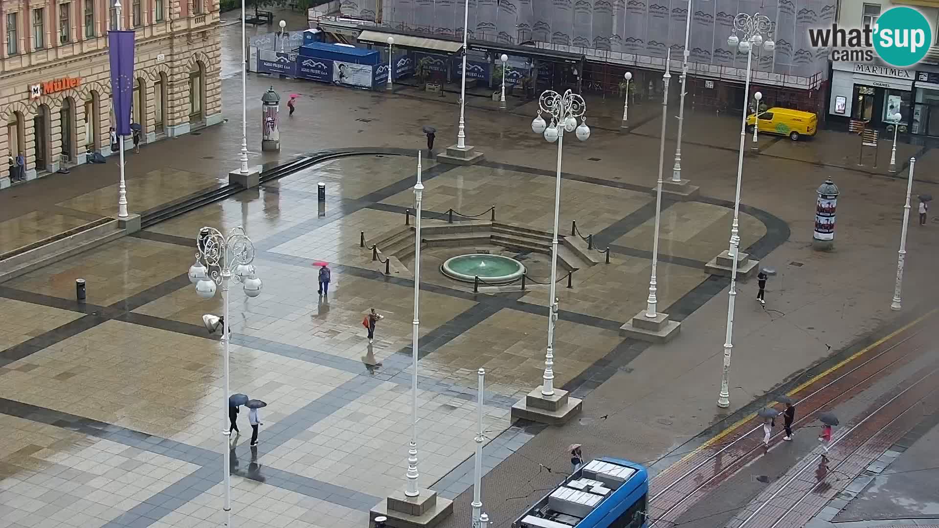 Piazza Ban Jelačić livecam Zagreb – Hotel Dubrovnik