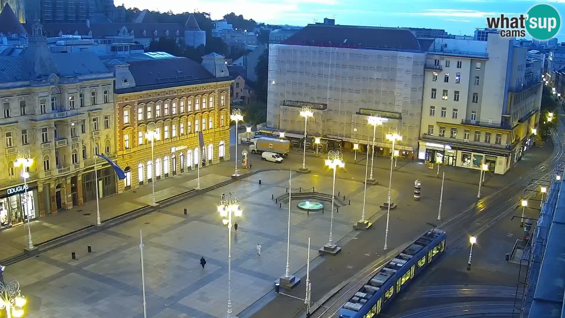 Webcam live Zagreb – Piazza Ban Jelačić