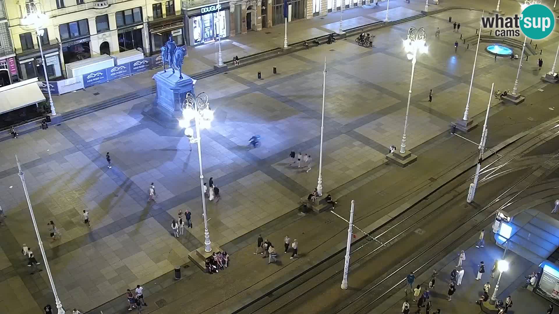 LIVE Webcam Zagreb Hotel Dubrovnik | Ban Jelačić square