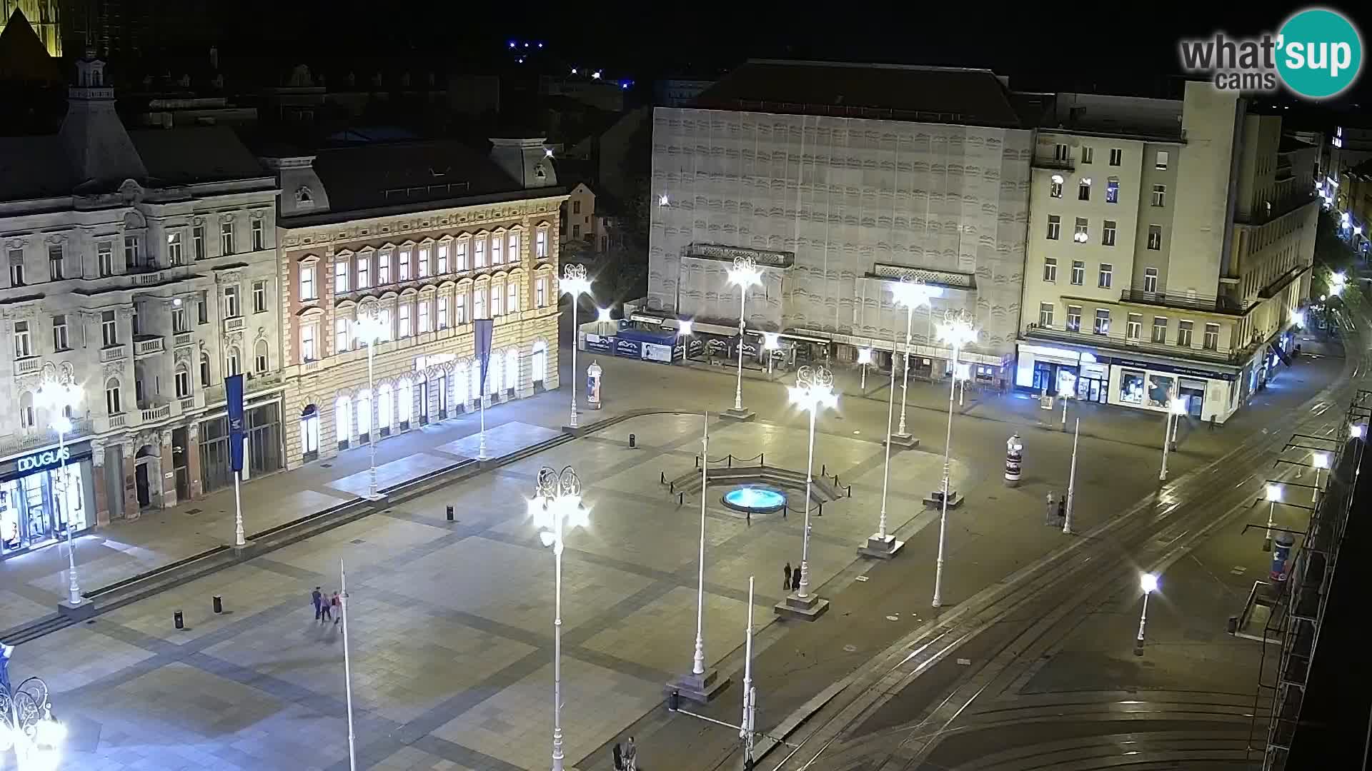 LIVE Webcam Zagreb Hotel Dubrovnik | Ban Jelačić square