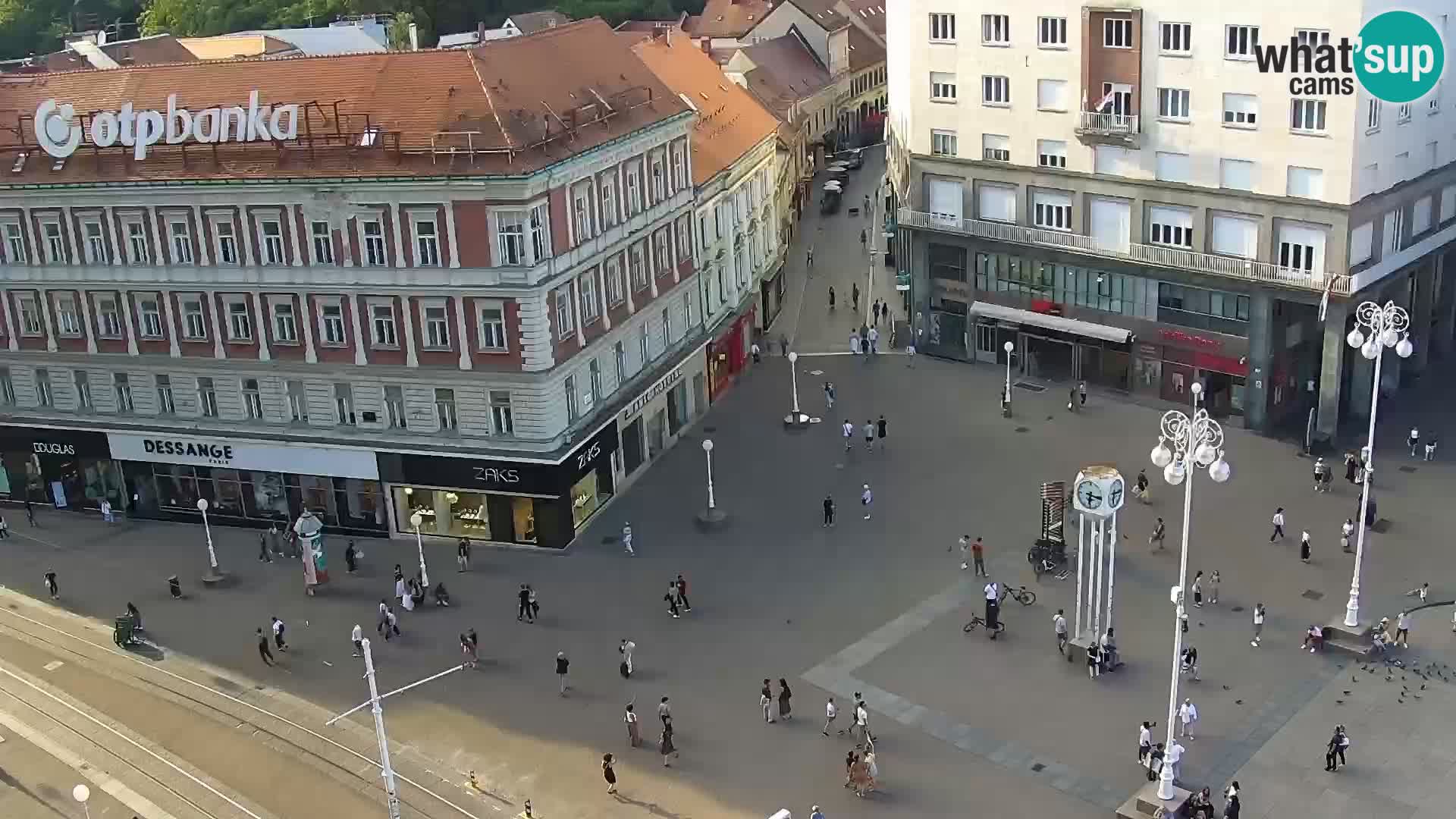 Piazza Ban Jelačić livecam Zagreb – Hotel Dubrovnik