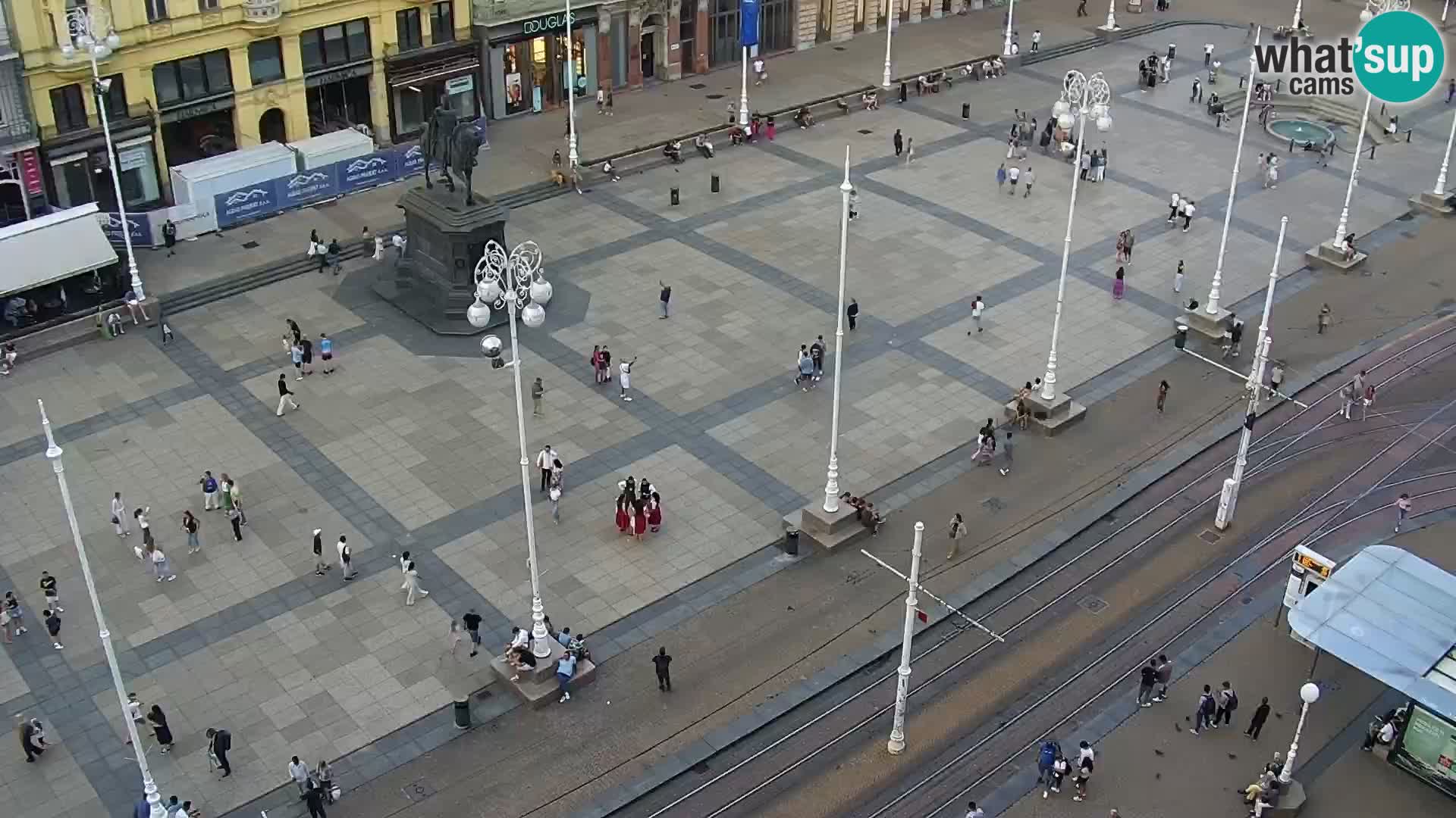 LIVE Webcam Zagreb Hotel Dubrovnik | Ban Jelačić square