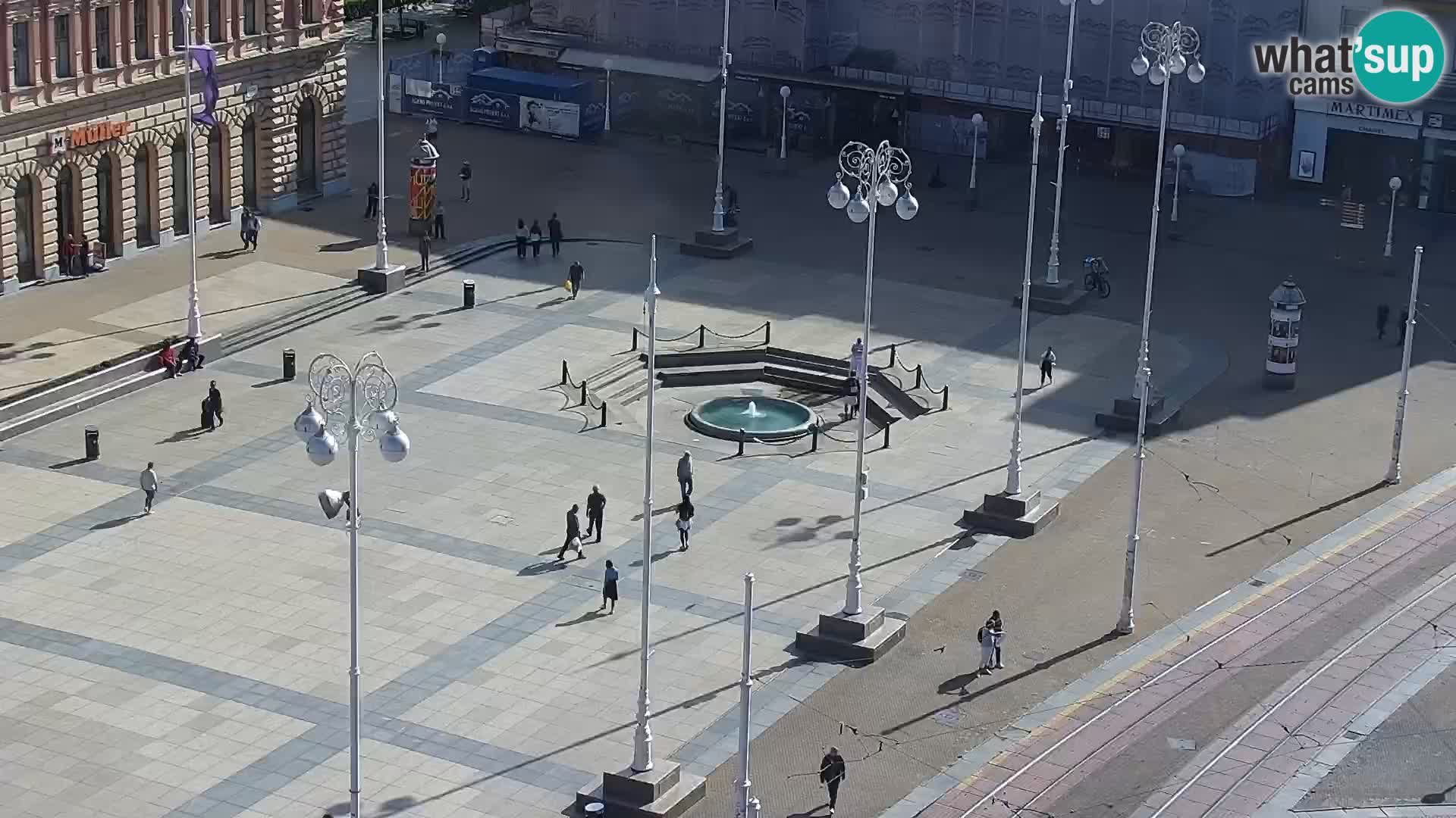 LIVE Webcam Zagreb Hotel Dubrovnik | Ban Jelačić square
