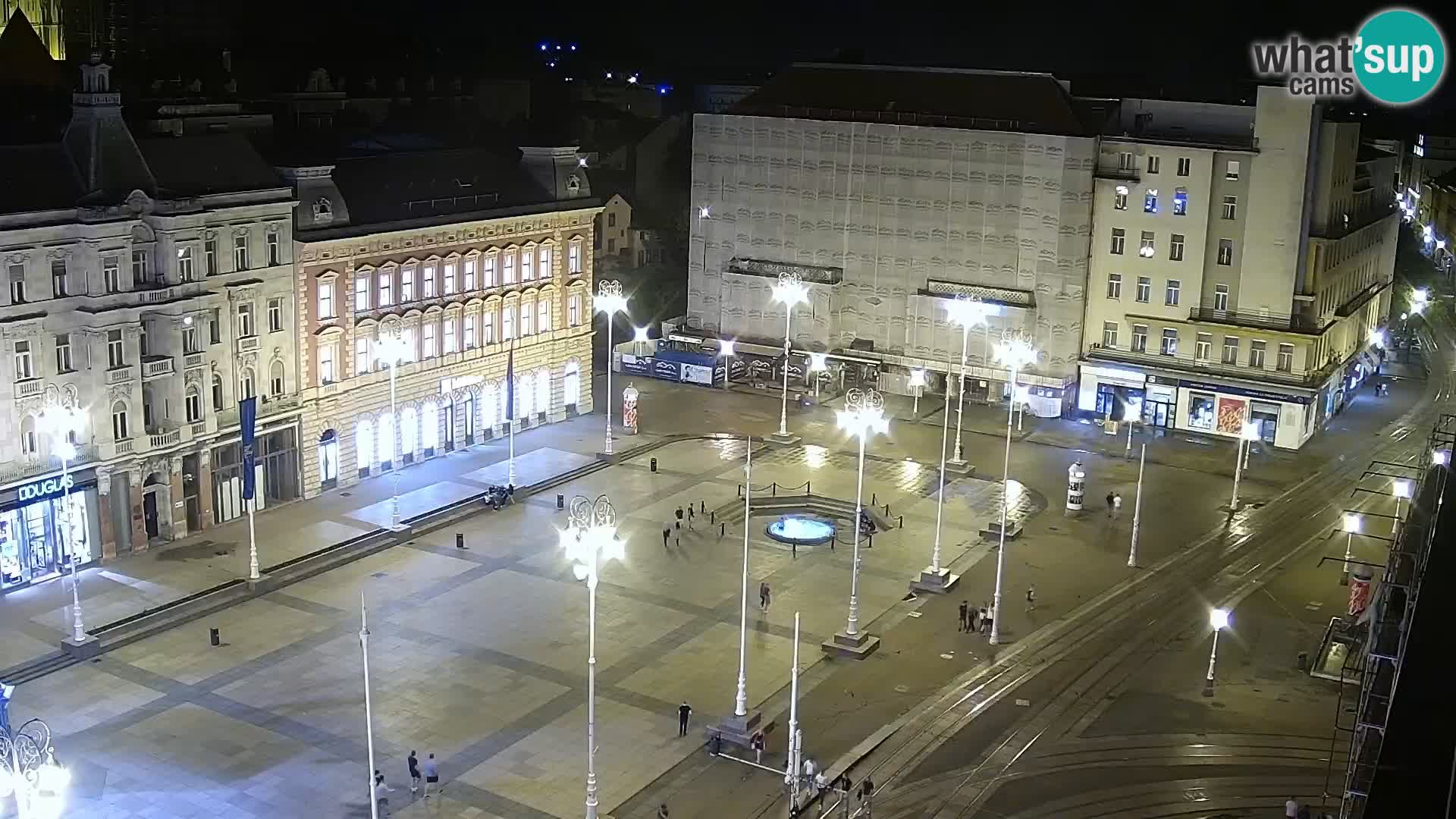 Plaza Ban Jelačić camera en vivo Zagreb – Hotel Dubrovnik