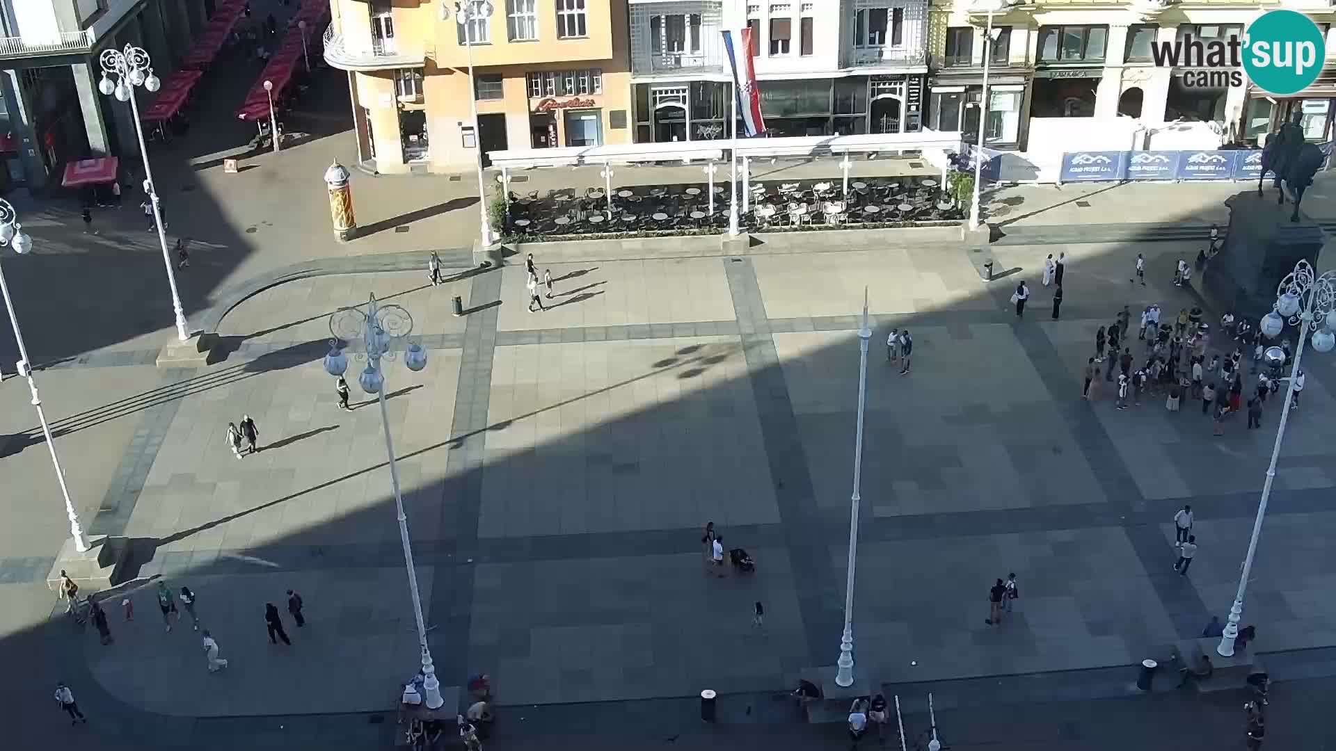 Piazza Ban Jelačić livecam Zagreb – Hotel Dubrovnik