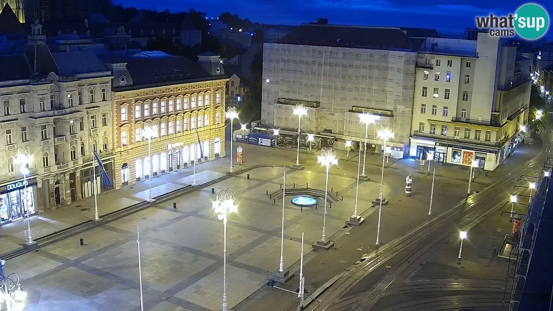 Plaza Ban Jelačić camera en vivo Zagreb – Hotel Dubrovnik