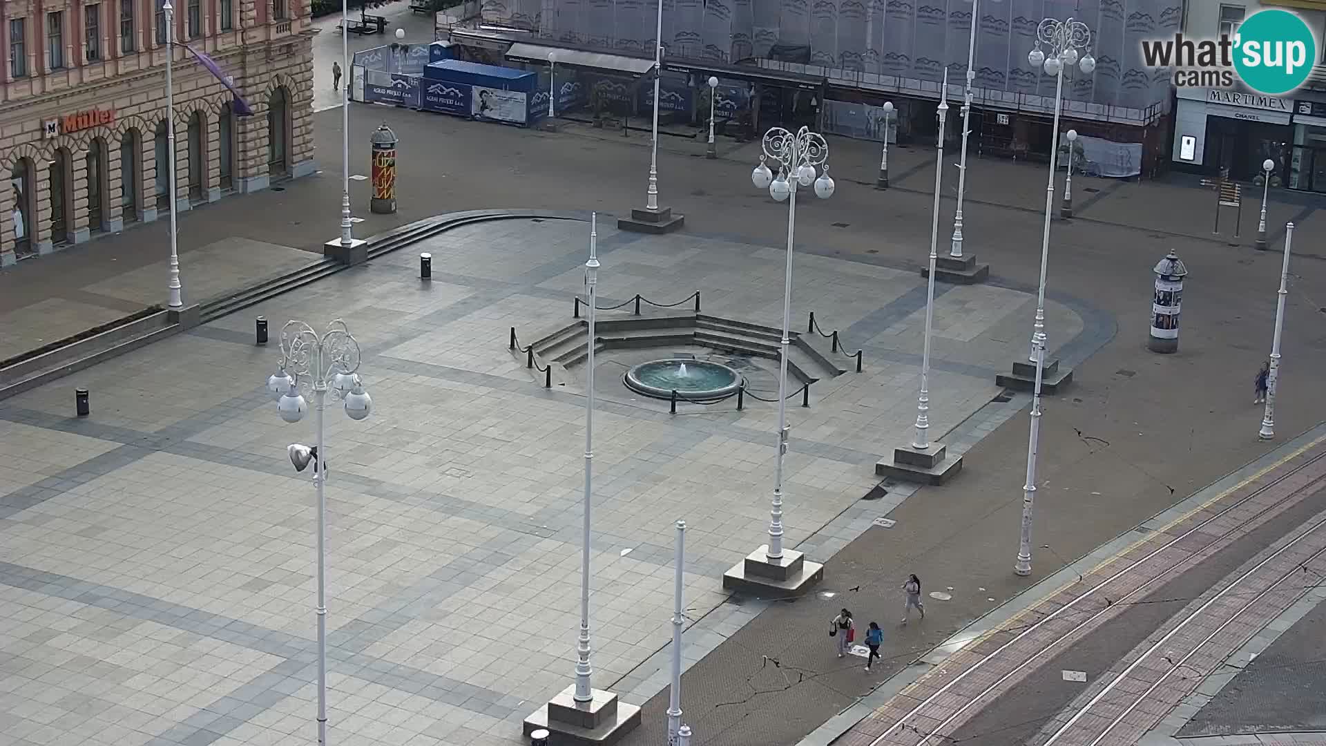Ban Jelačić live cam Zagreb – Hotel Dubrovnik