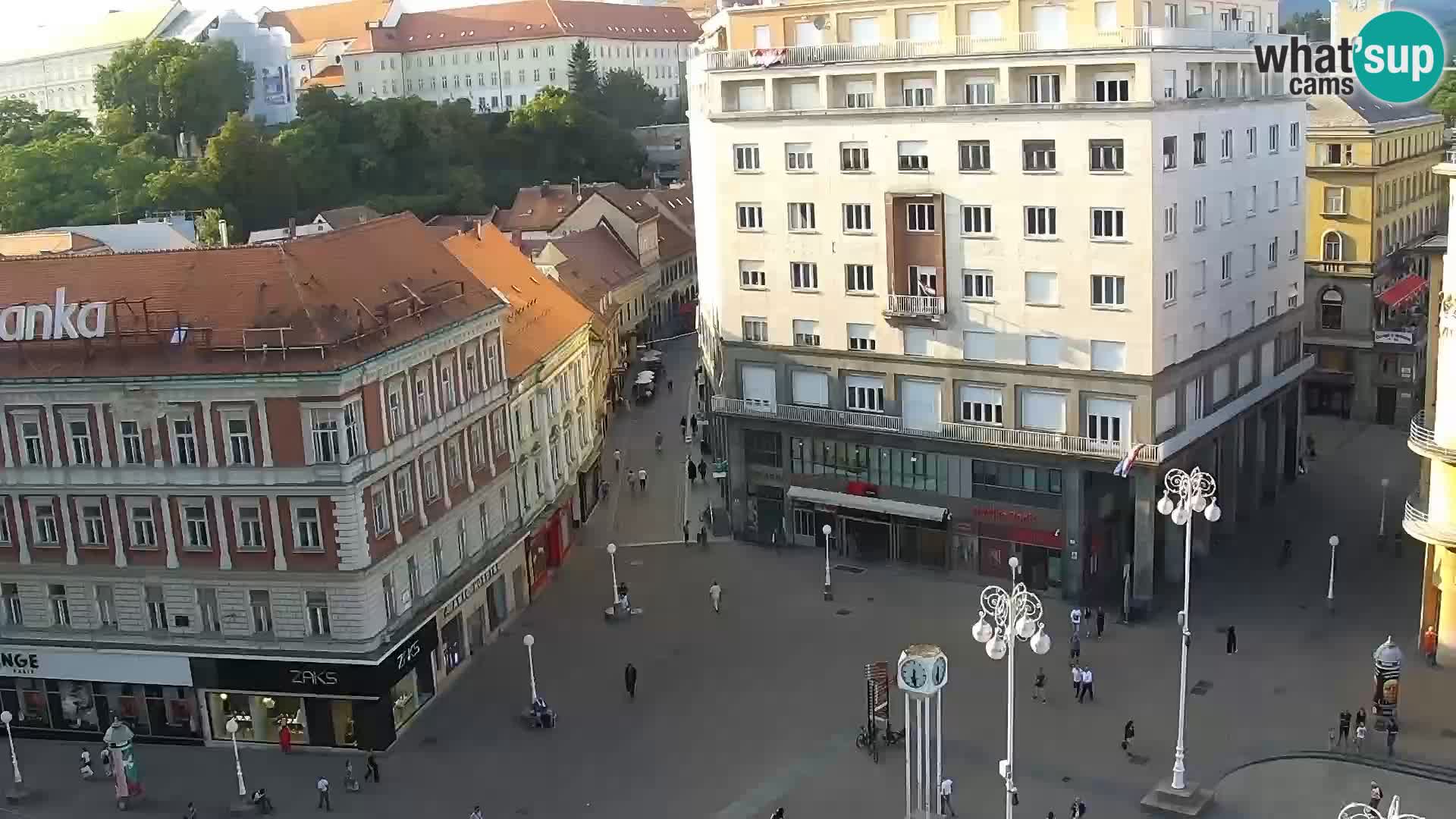 LIVE Webcam Zagreb Hotel Dubrovnik | Ban Jelačić square