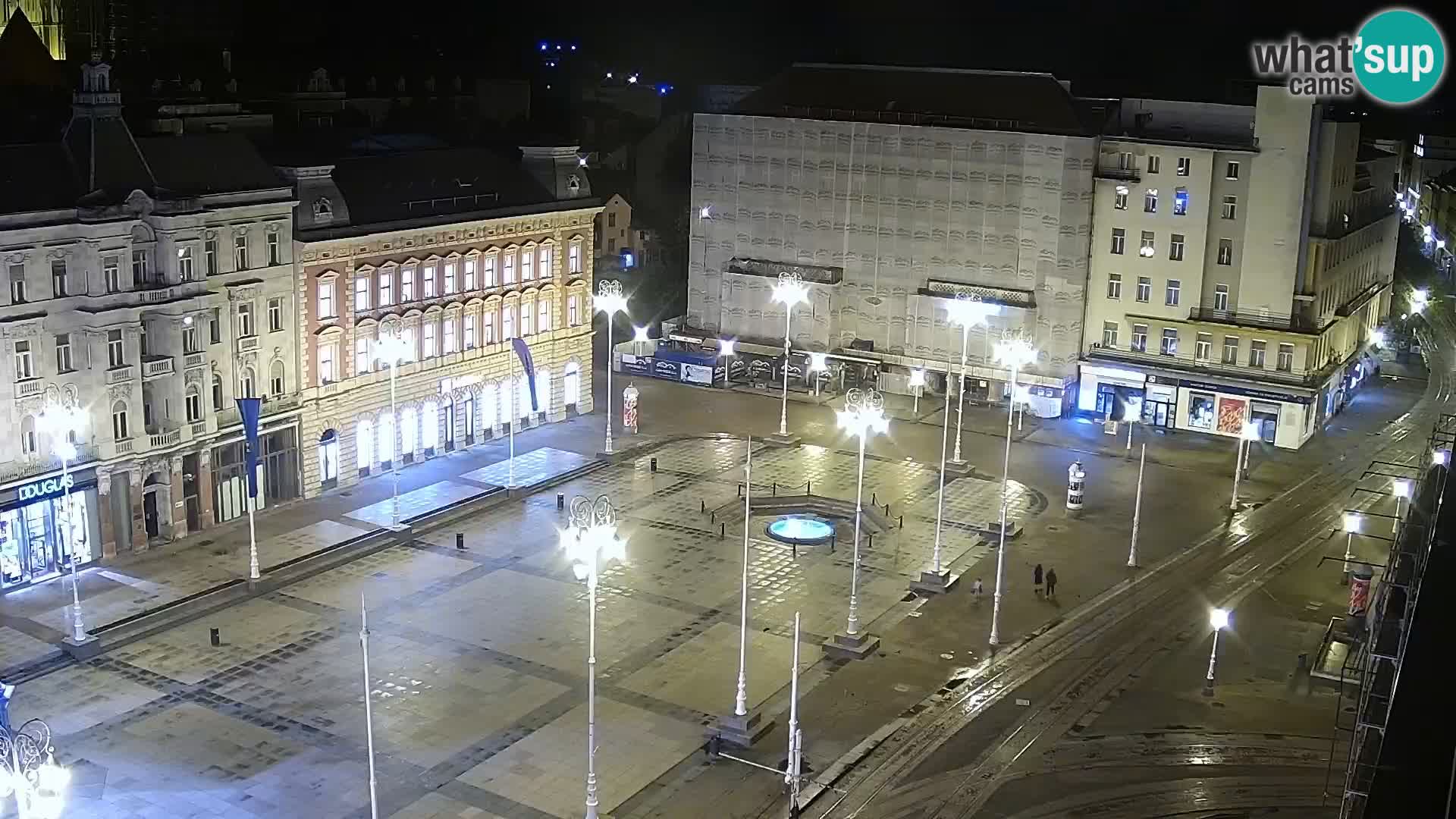 LIVE Webcam Zagreb Hotel Dubrovnik | Ban Jelačić square