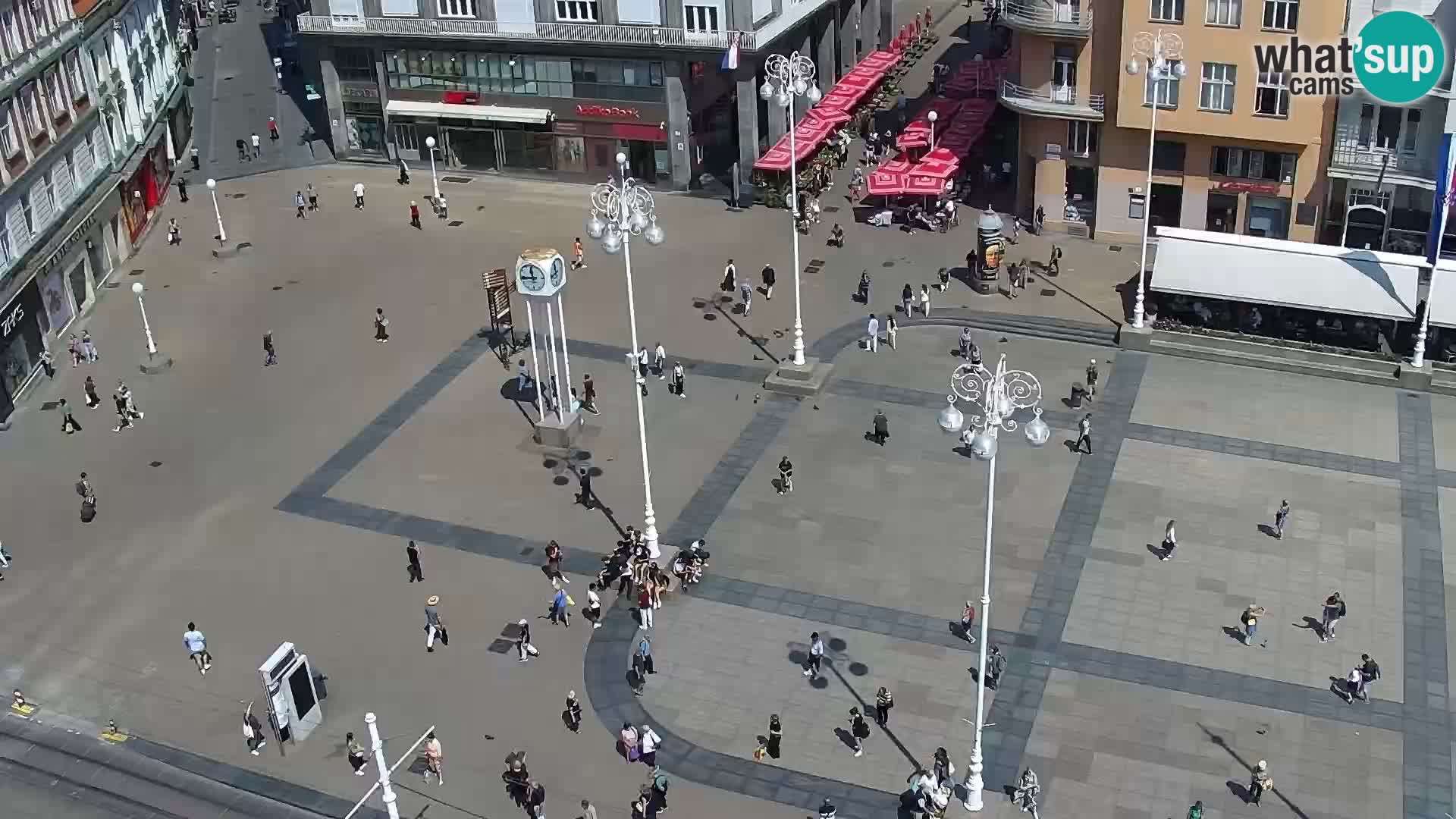 Ban Jelačić Platz  Live webcam Zagreb – Hotel Dubrovnik