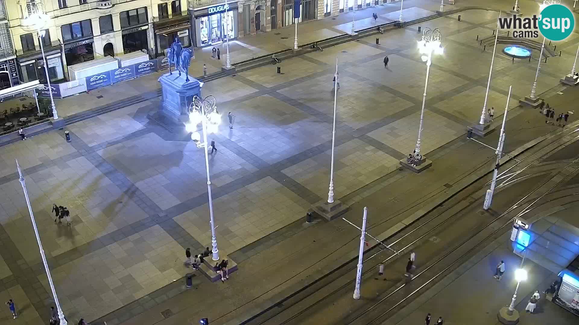 Plaza Ban Jelačić camera en vivo Zagreb – Hotel Dubrovnik