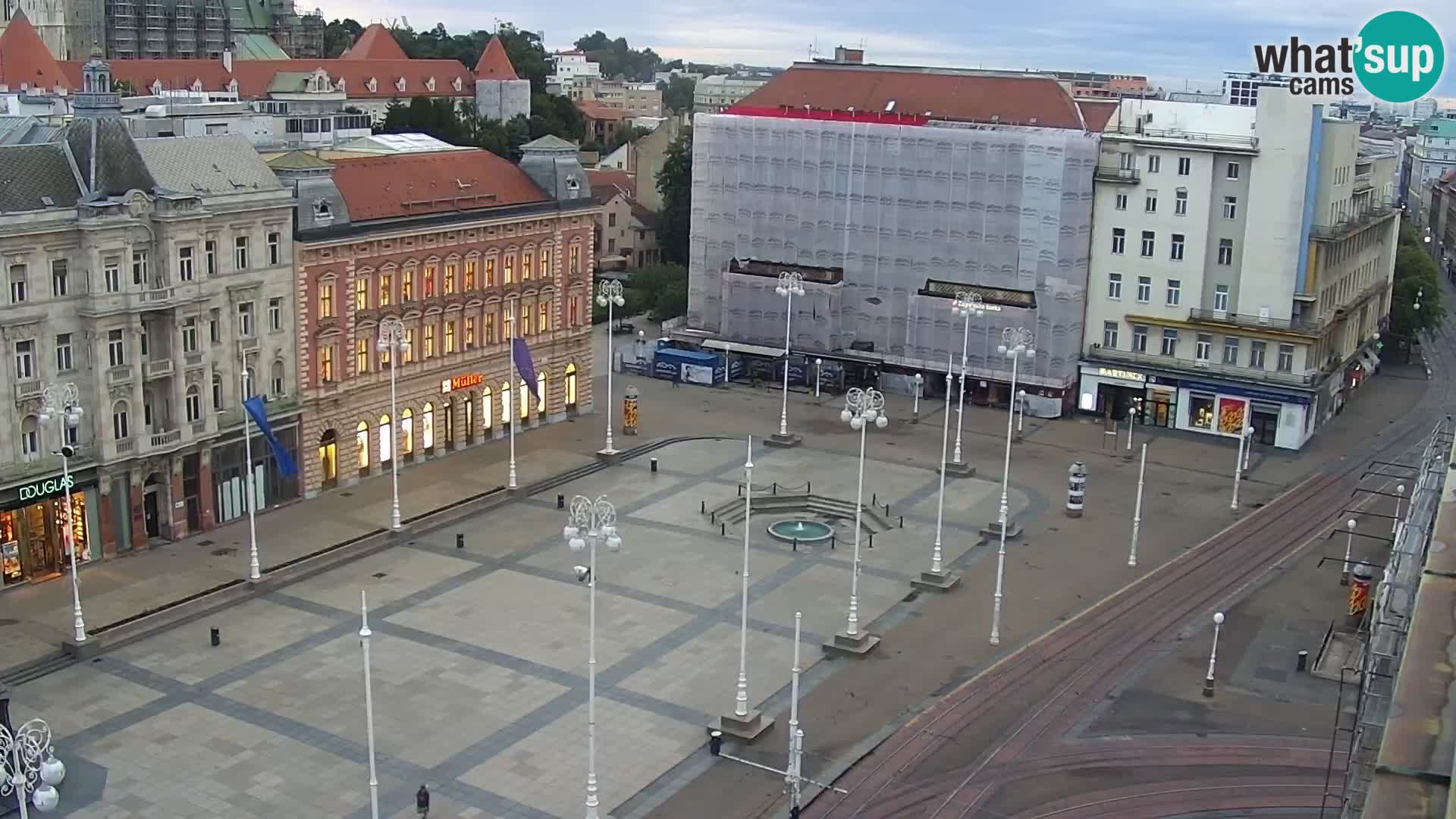 Ban Jelačić Platz  Live webcam Zagreb – Hotel Dubrovnik