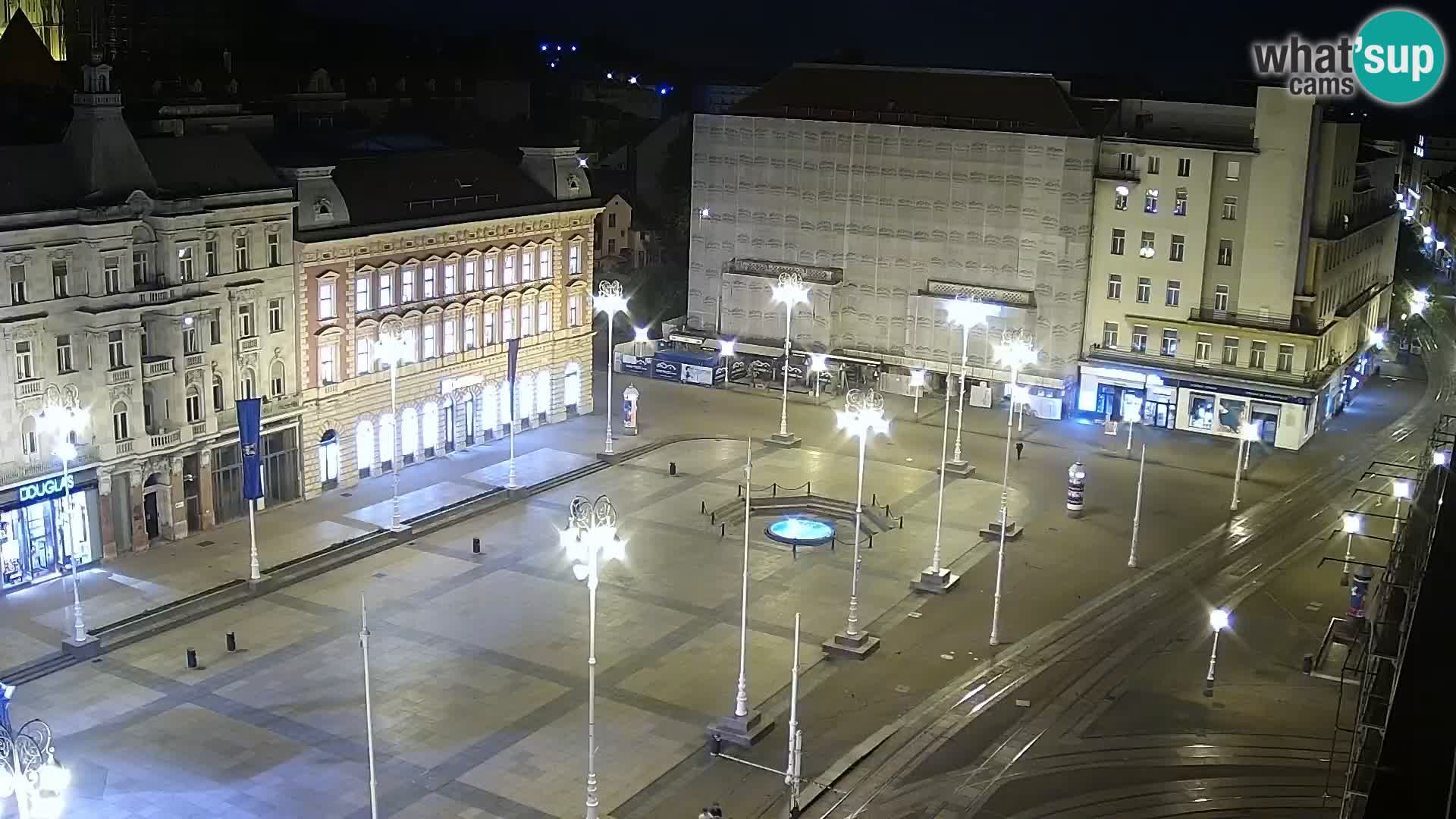 LIVE Webcam Zagreb Hotel Dubrovnik | Ban Jelačić square