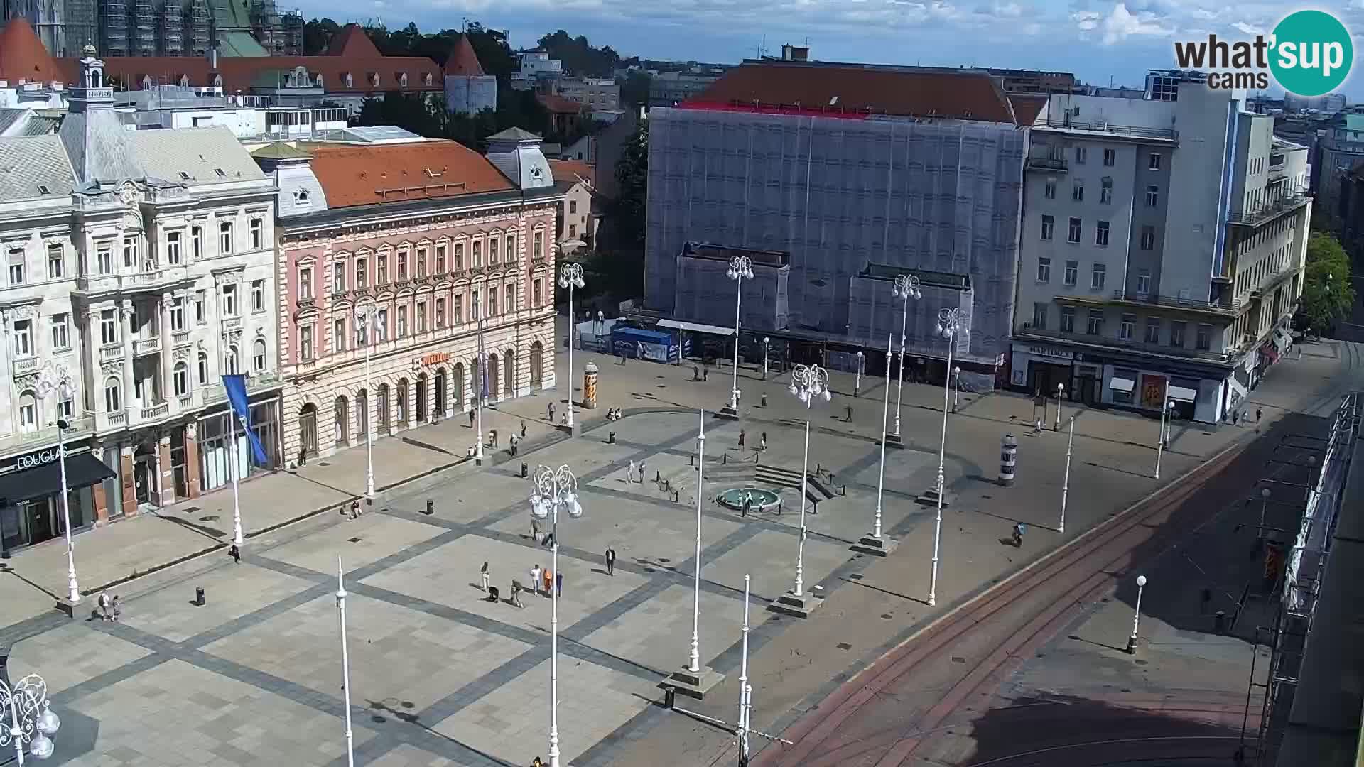 Plaza Ban Jelačić camera en vivo Zagreb – Hotel Dubrovnik