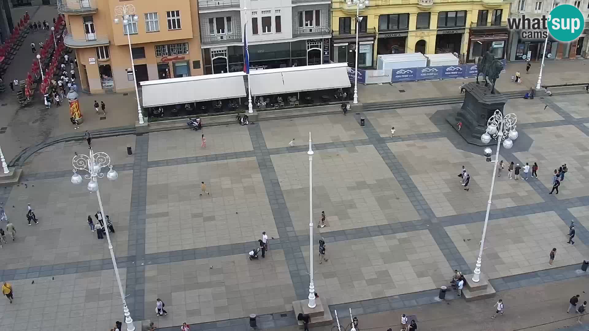 Plaza Ban Jelačić camera en vivo Zagreb – Hotel Dubrovnik