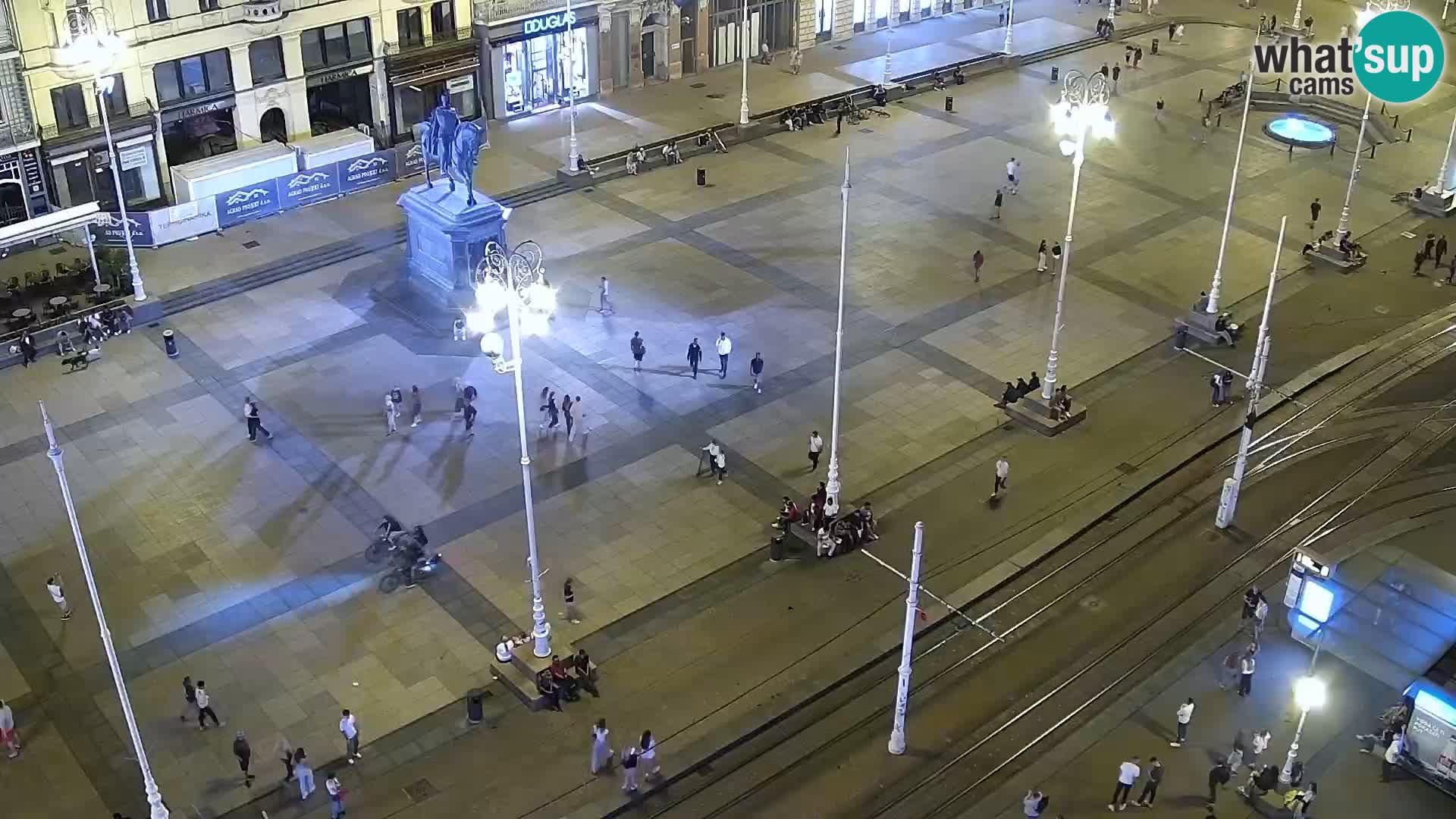 LIVE Webcam Zagreb Hotel Dubrovnik | Ban Jelačić square