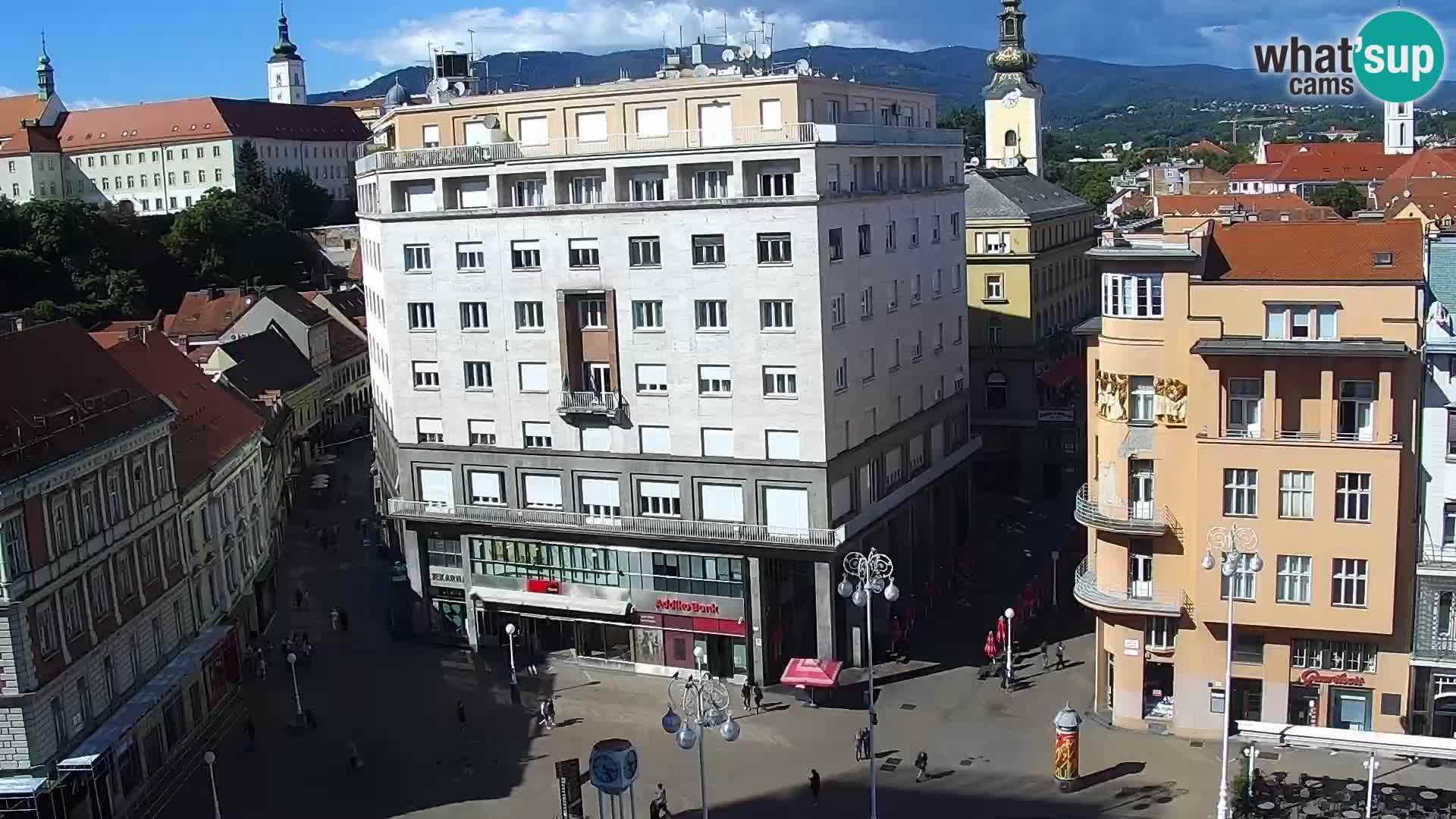 Ban Jelačić Platz  Live webcam Zagreb – Hotel Dubrovnik