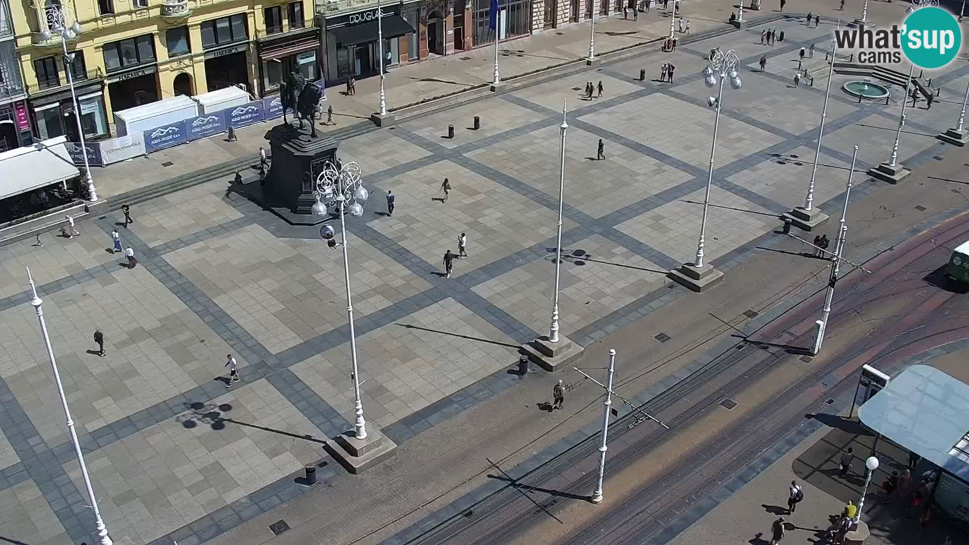Ban Jelačić Platz  Live webcam Zagreb – Hotel Dubrovnik