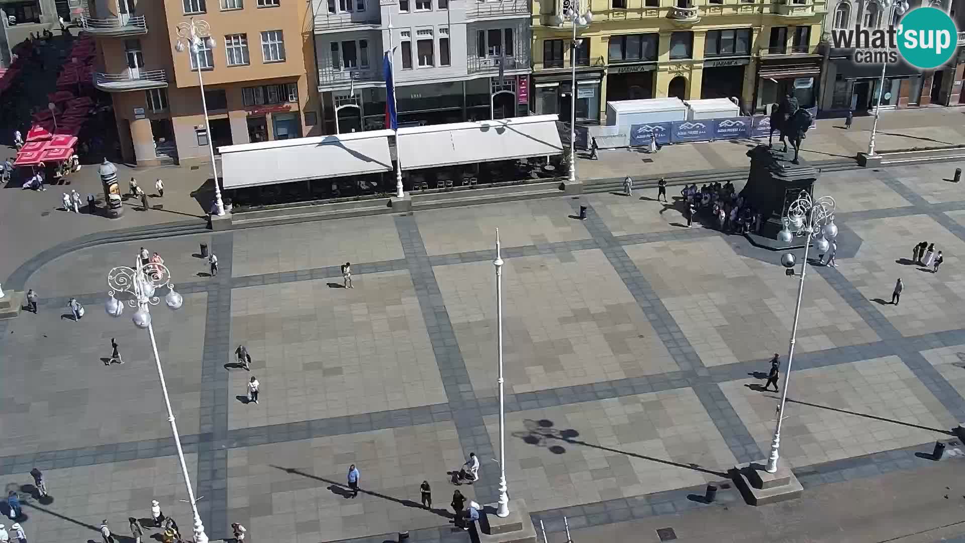 Plaza Ban Jelačić camera en vivo Zagreb – Hotel Dubrovnik
