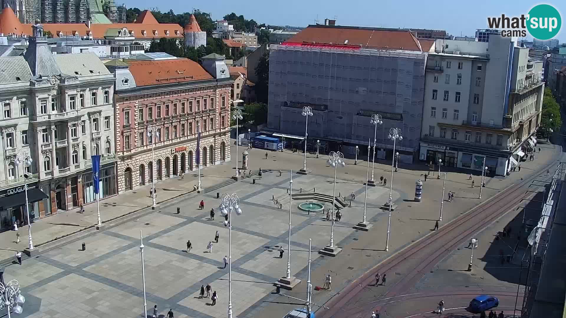 Plaza Ban Jelačić camera en vivo Zagreb – Hotel Dubrovnik