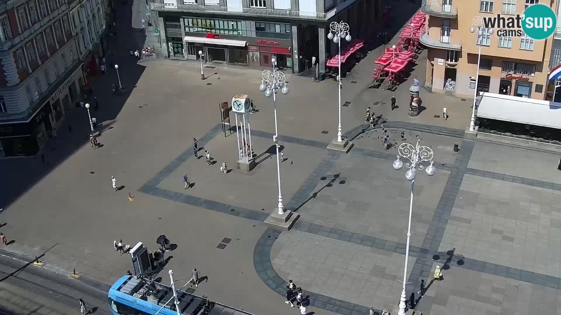 Plaza Ban Jelačić camera en vivo Zagreb – Hotel Dubrovnik