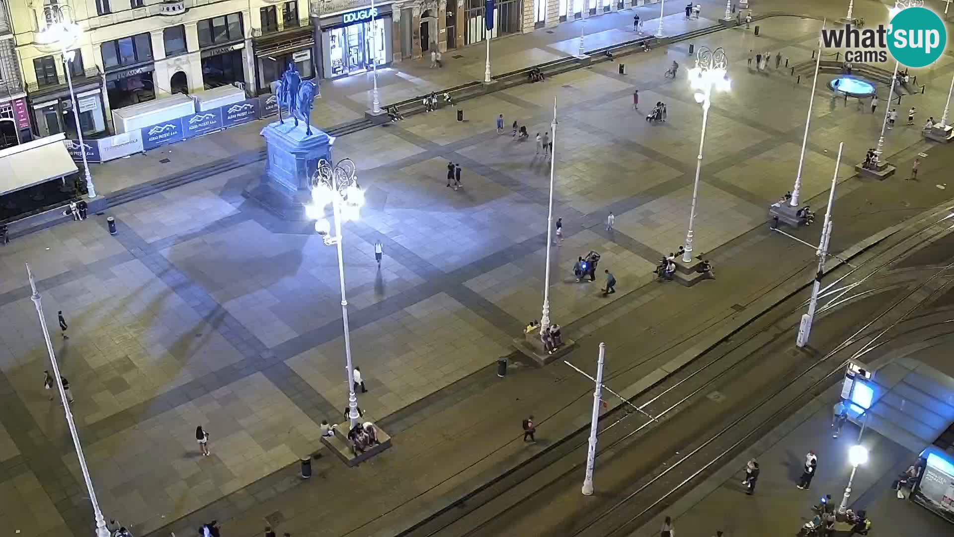 Plaza Ban Jelačić camera en vivo Zagreb – Hotel Dubrovnik