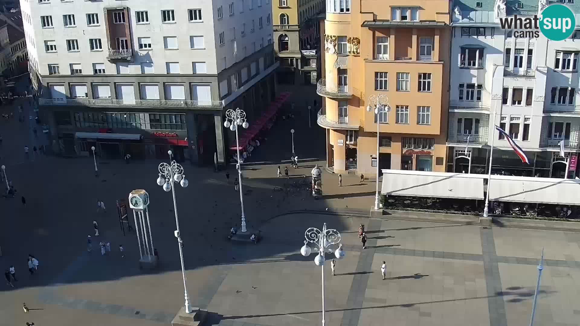 Piazza Ban Jelačić livecam Zagreb – Hotel Dubrovnik