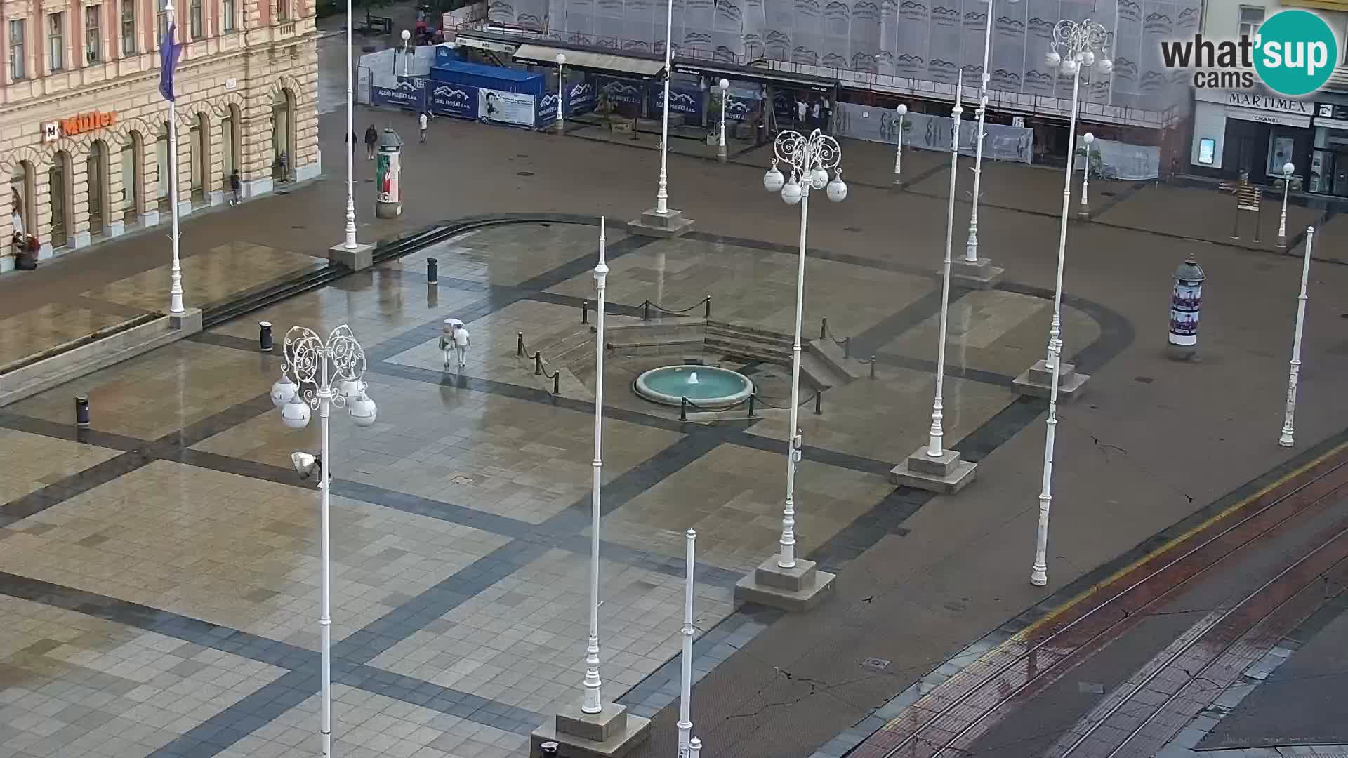 Ban Jelačić Platz  Live webcam Zagreb – Hotel Dubrovnik