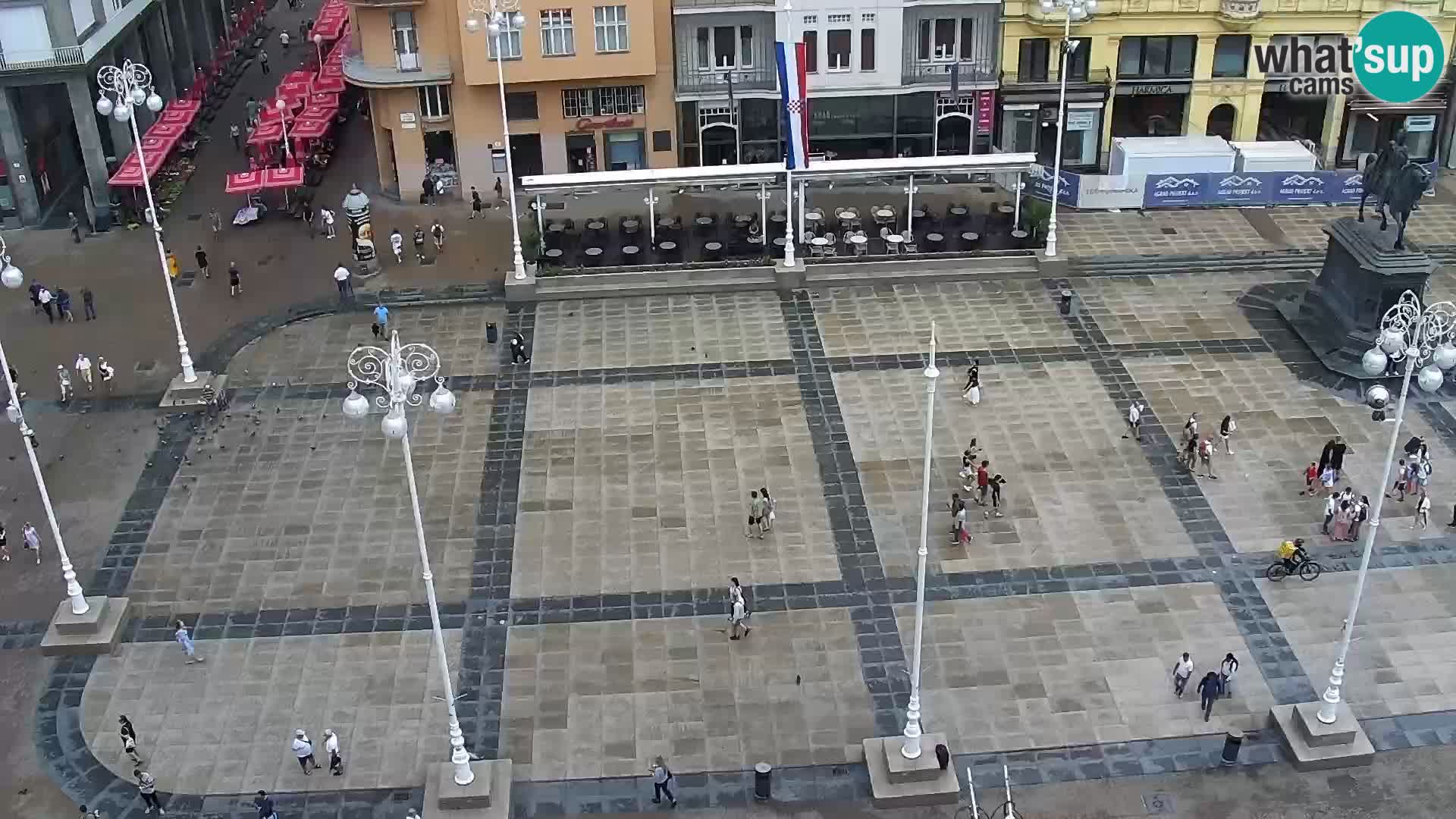 Piazza Ban Jelačić livecam Zagreb – Hotel Dubrovnik