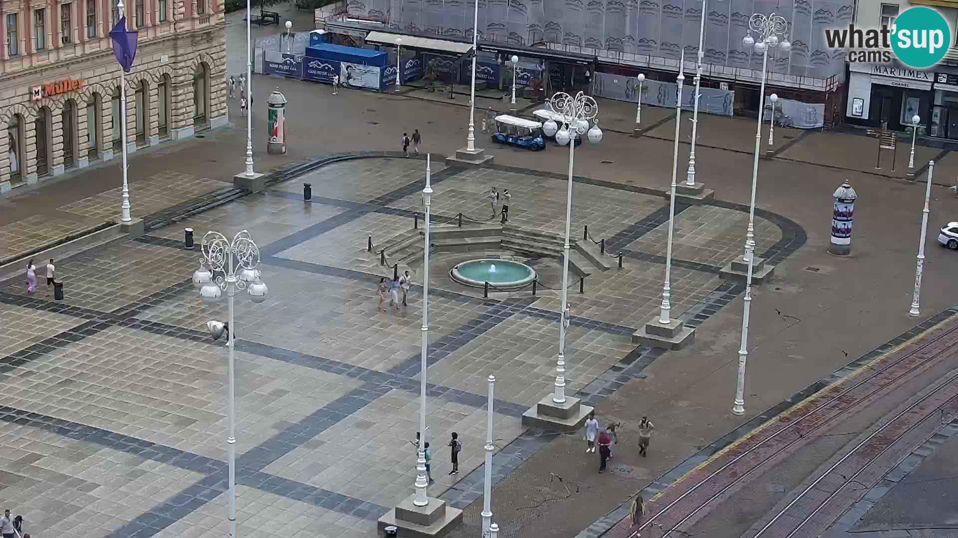 Piazza Ban Jelačić livecam Zagreb – Hotel Dubrovnik