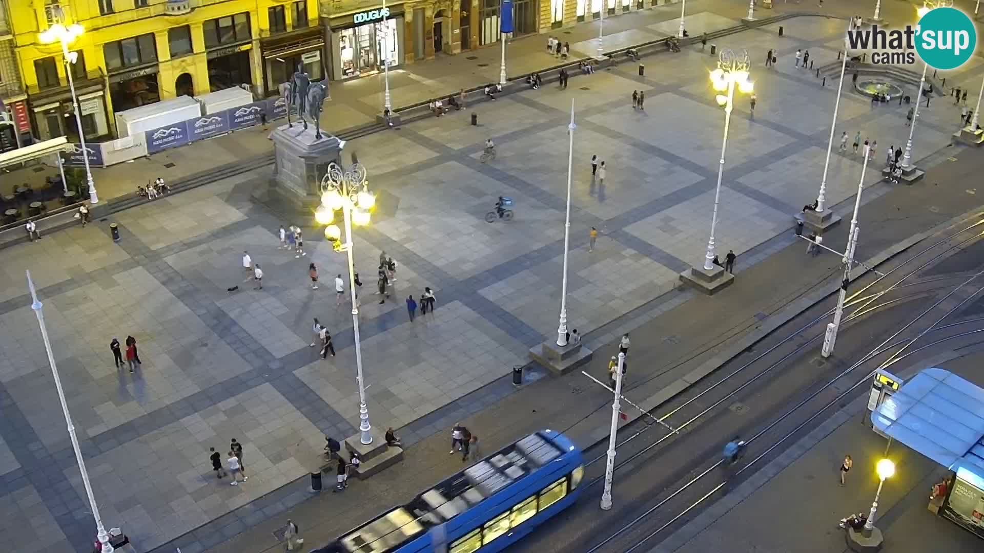 Plaza Ban Jelačić camera en vivo Zagreb – Hotel Dubrovnik
