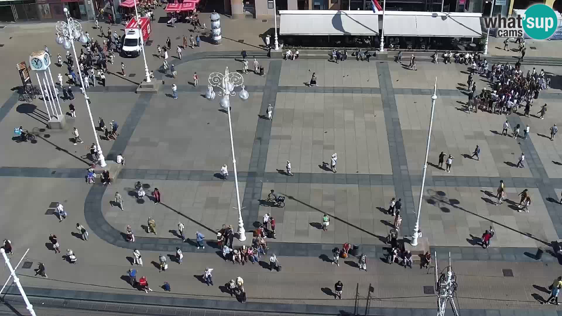Plaza Ban Jelačić camera en vivo Zagreb – Hotel Dubrovnik