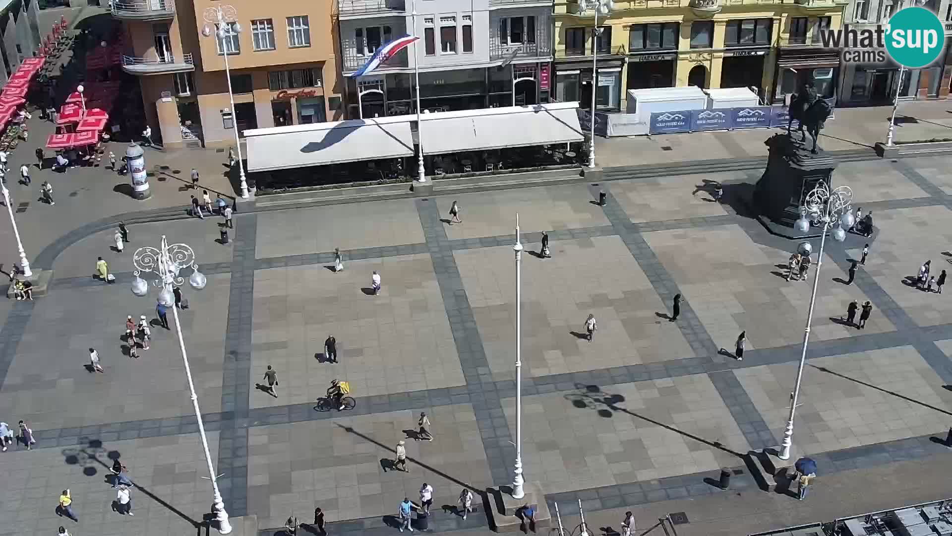 Plaza Ban Jelačić camera en vivo Zagreb – Hotel Dubrovnik