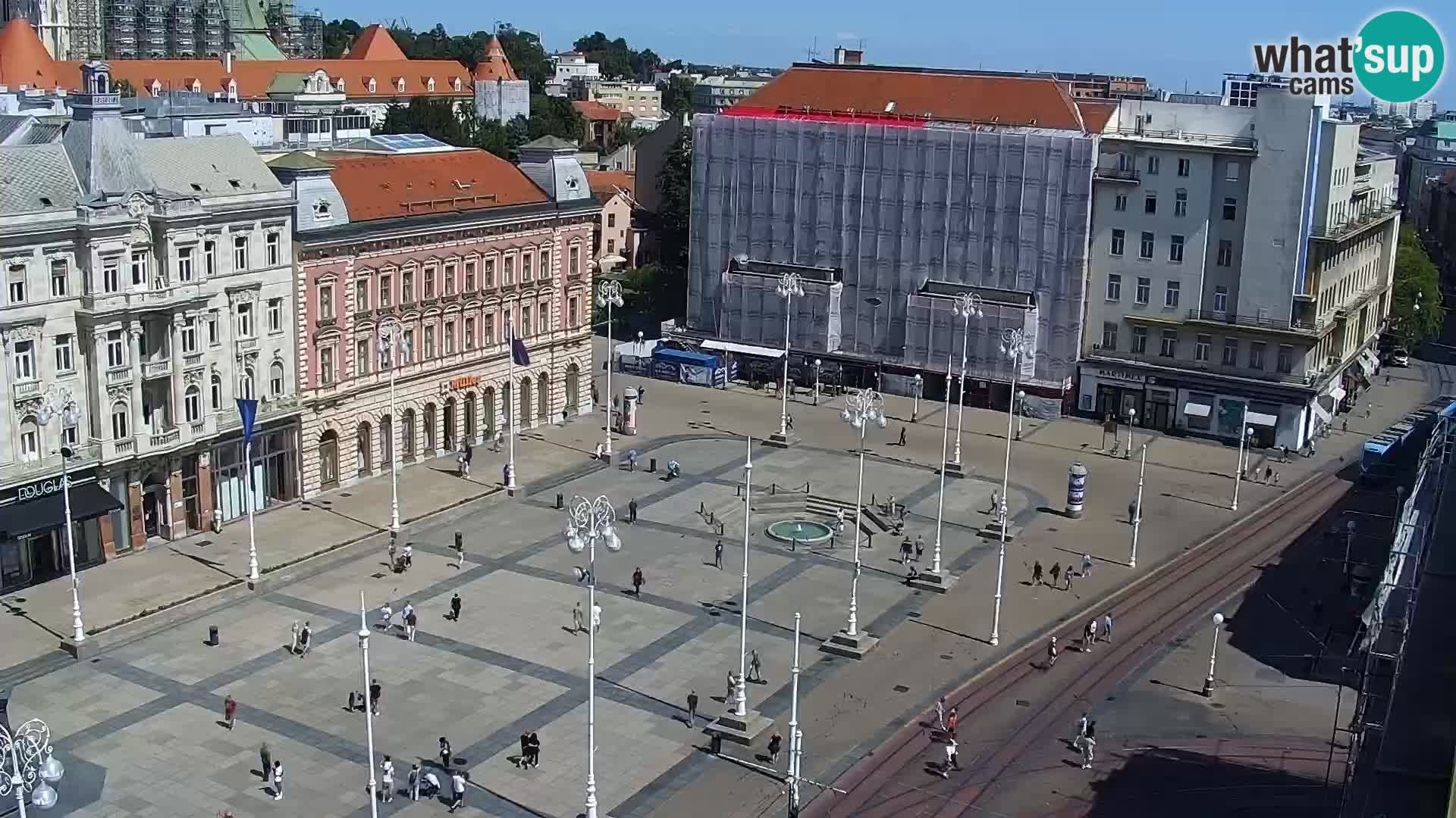 Ban Jelačić live cam Zagreb – Hotel Dubrovnik