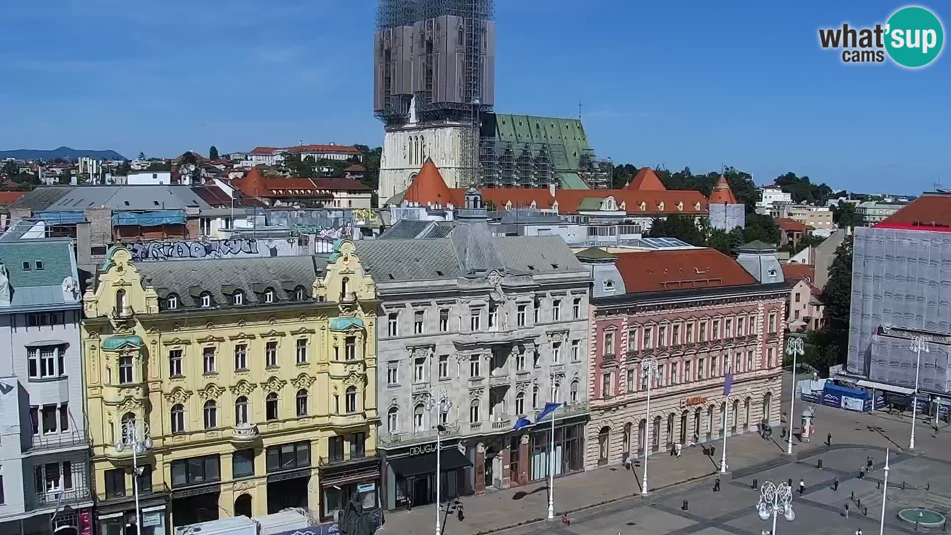 LIVE Webcam Zagreb Hotel Dubrovnik | Ban Jelačić square