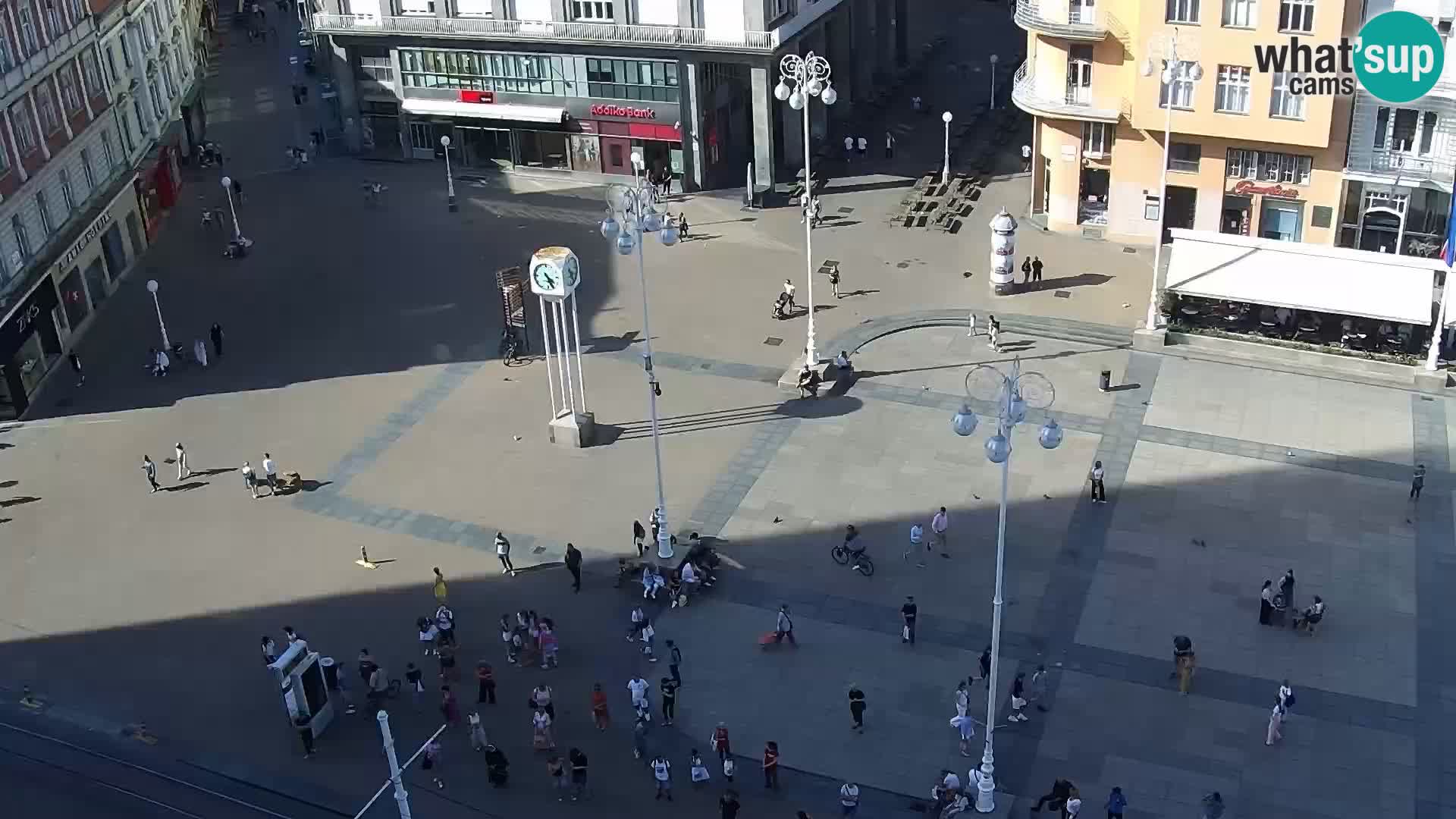 LIVE Webcam Zagreb Hotel Dubrovnik | Ban Jelačić square