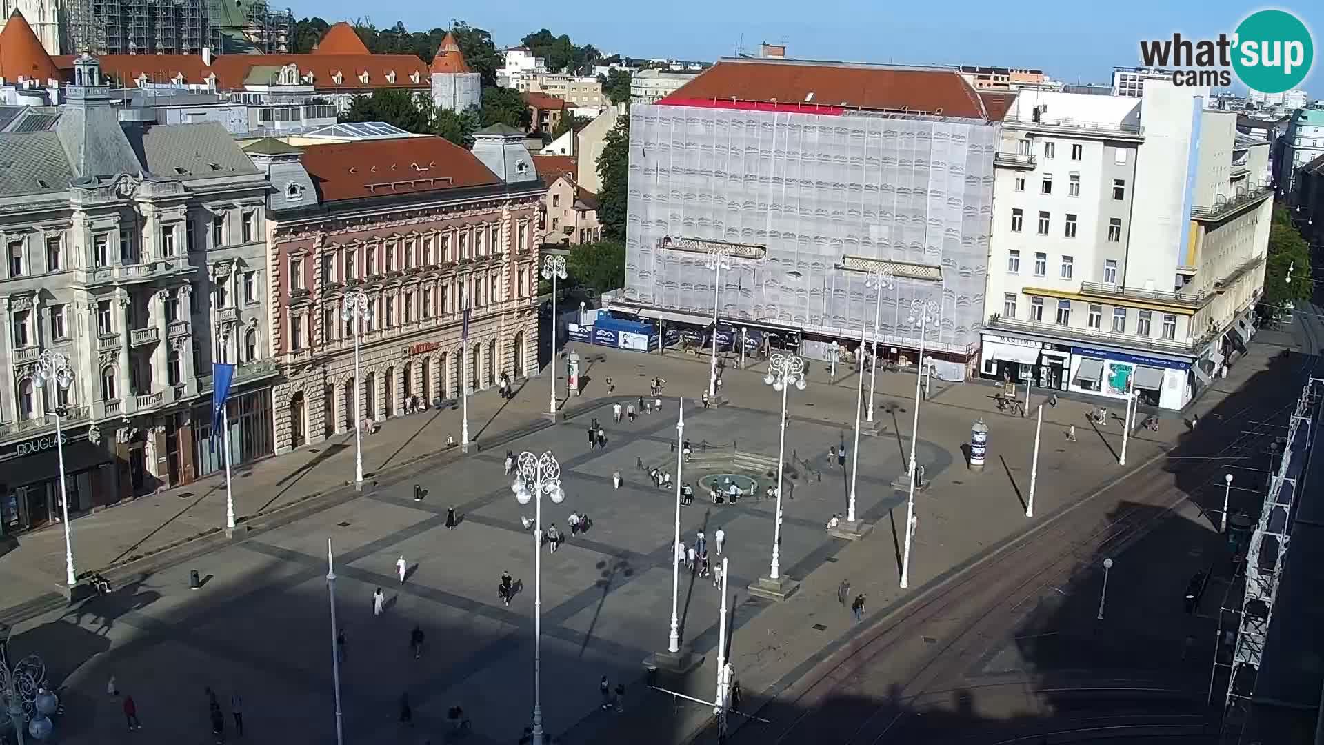 Ban Jelačić live cam Zagreb – Hotel Dubrovnik