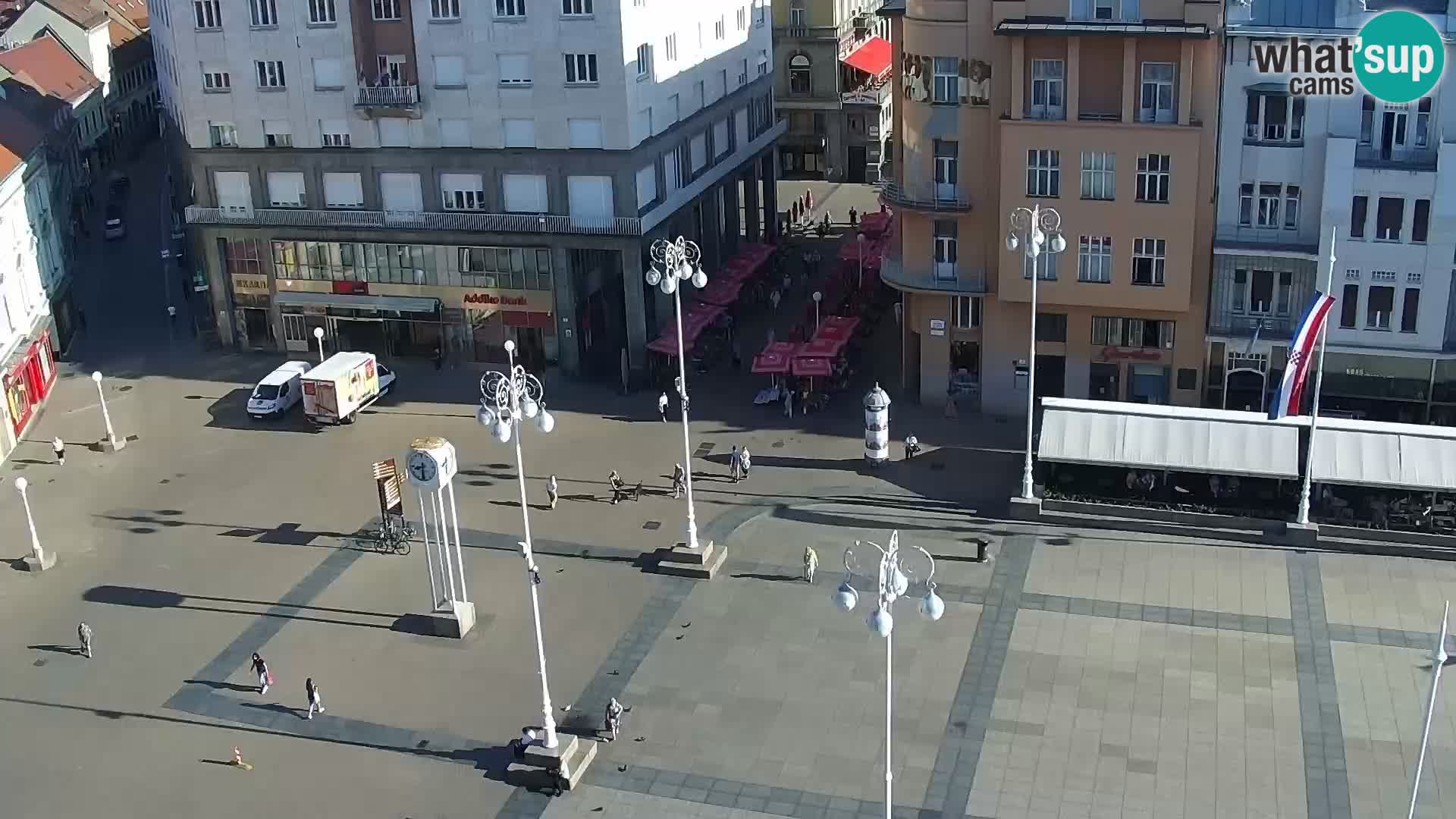Plaza Ban Jelačić camera en vivo Zagreb – Hotel Dubrovnik