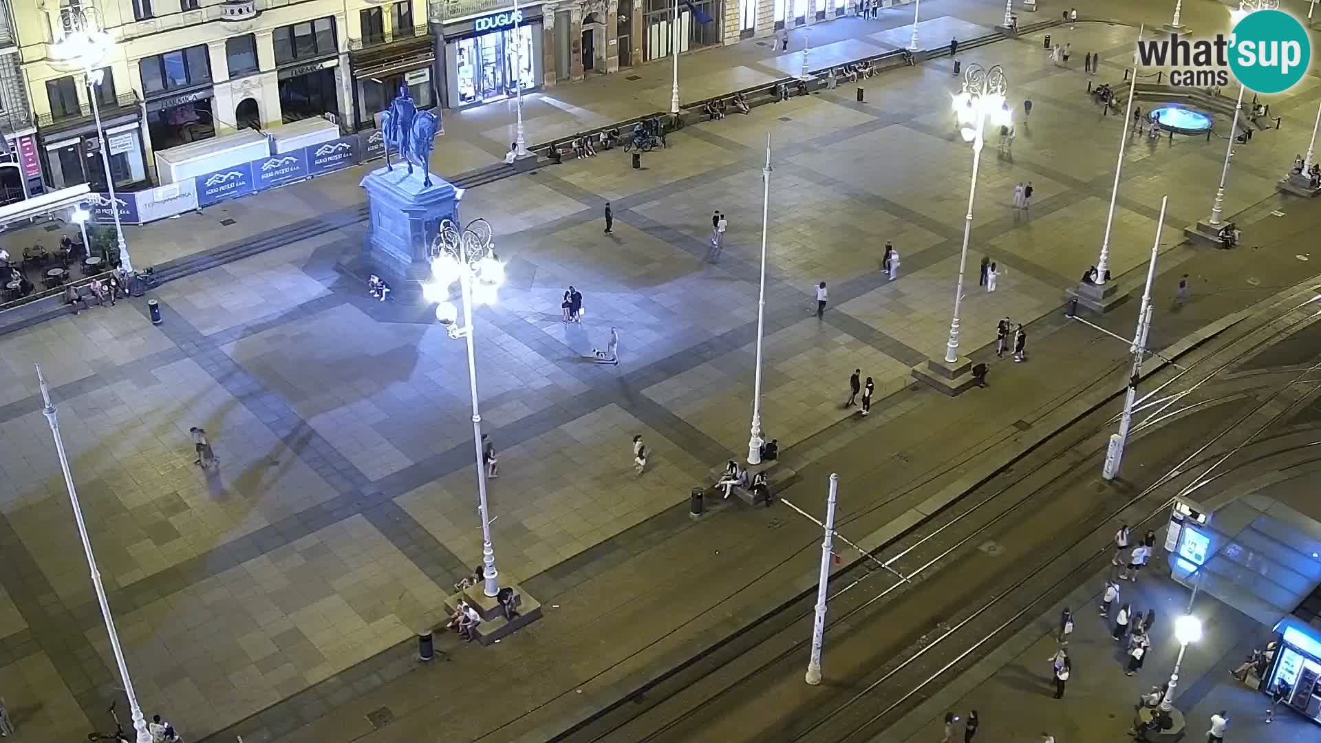 LIVE Webcam Zagreb Hotel Dubrovnik | Ban Jelačić square